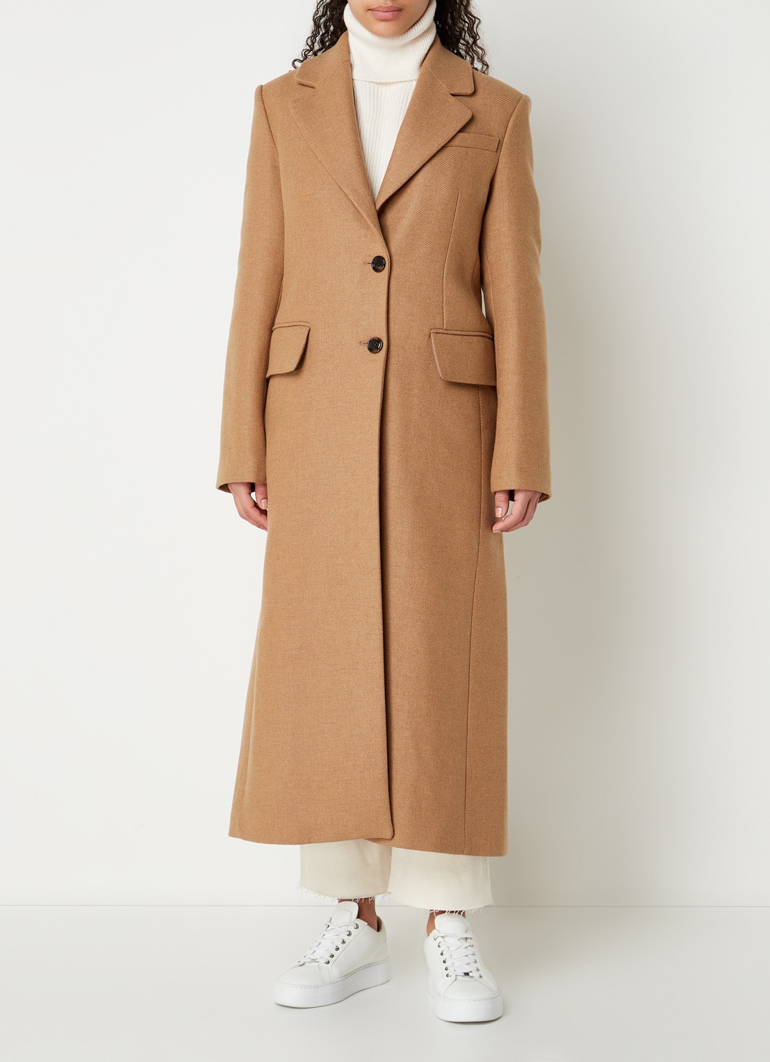 Mango WOMAN-COAT .-- LINDA - detail 4 camel