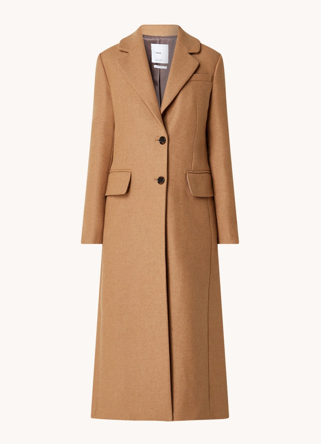 Mango WOMAN-COAT .-- LINDA - voorkant camel