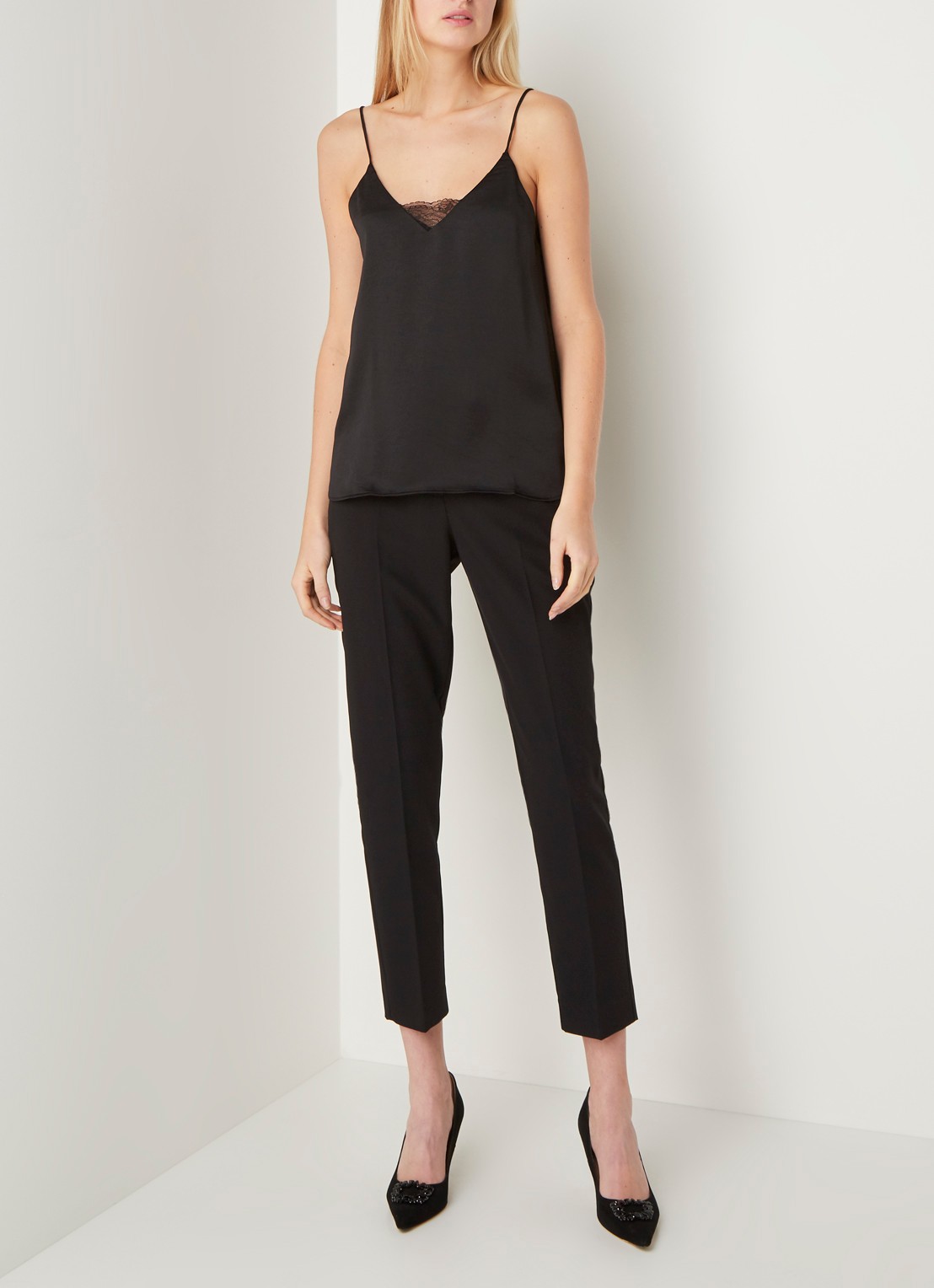 Mango WOMAN-TOP .-- JENIFER - voorkant 4 zwart
