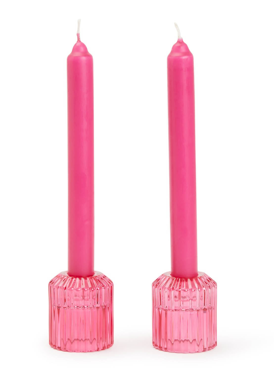Mano Atelier Dinerkaars met houder set van 2  - voorkant 2 roze