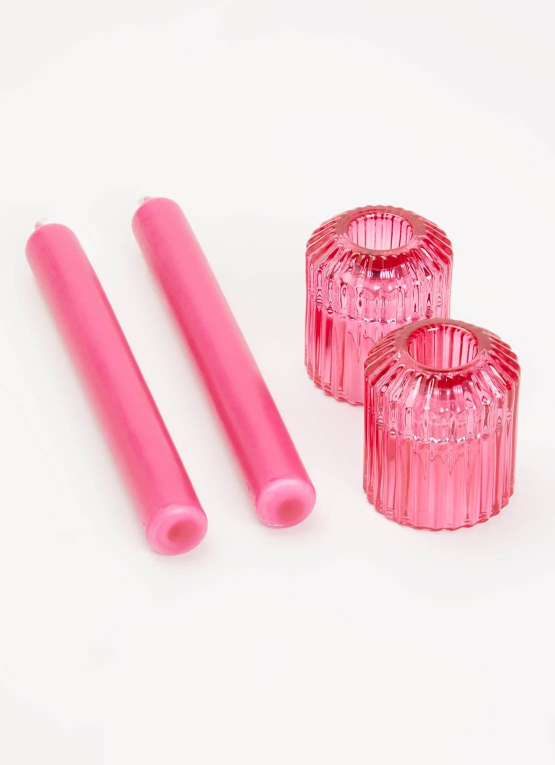 Mano Atelier Dinerkaars met houder set van 2  - voorkant 3 roze
