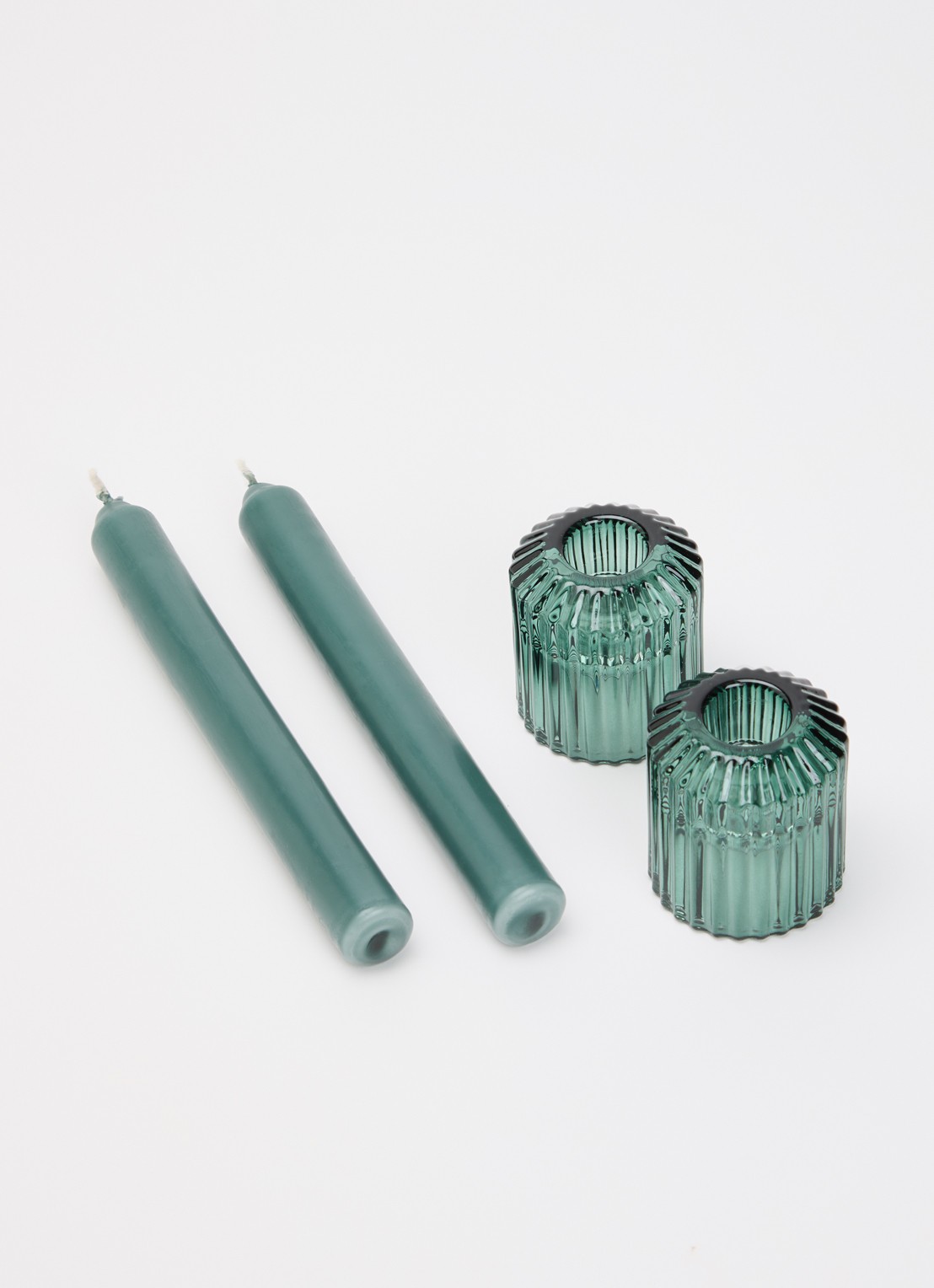 Mano Atelier Dinerkaars met houder set van 2  - voorkant 2 groen