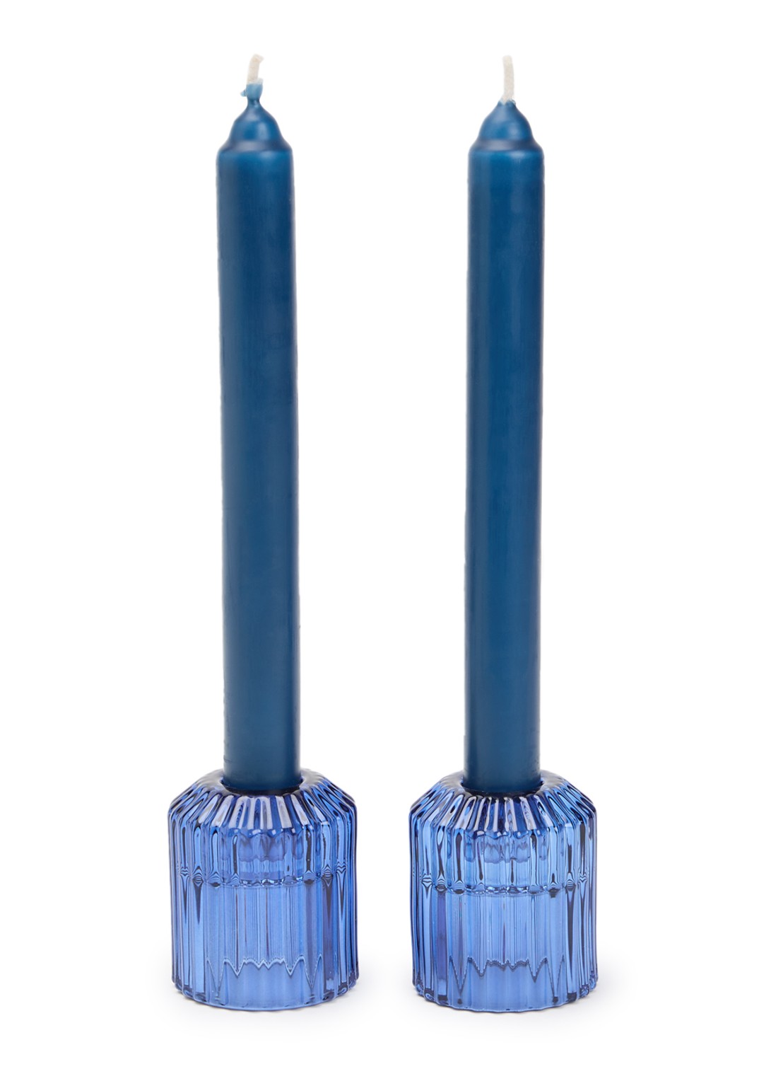 Mano Atelier Dinerkaars met houder set van 2  - voorkant donkerblauw