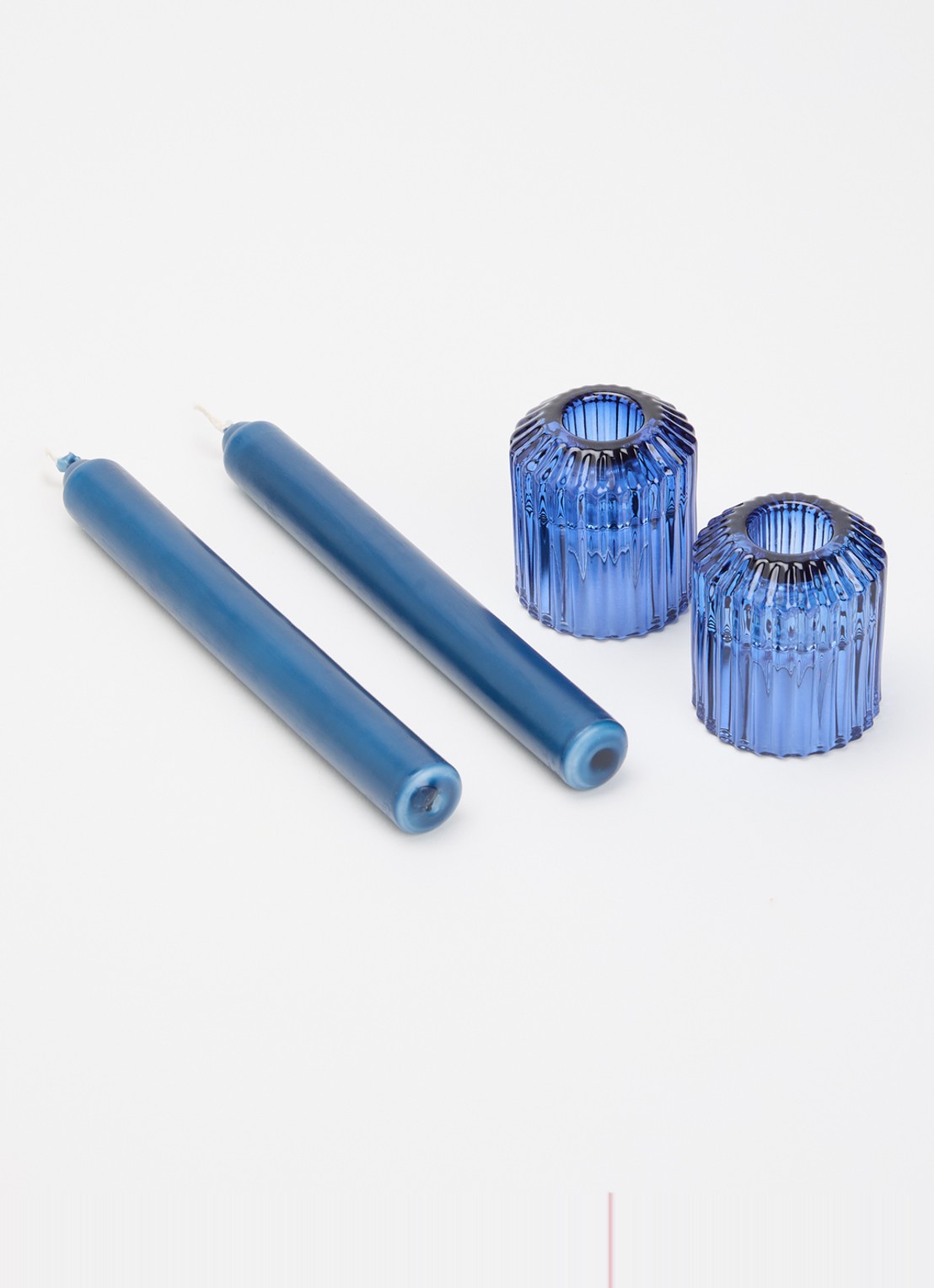 Mano Atelier Dinerkaars met houder set van 2  - voorkant 2 donkerblauw