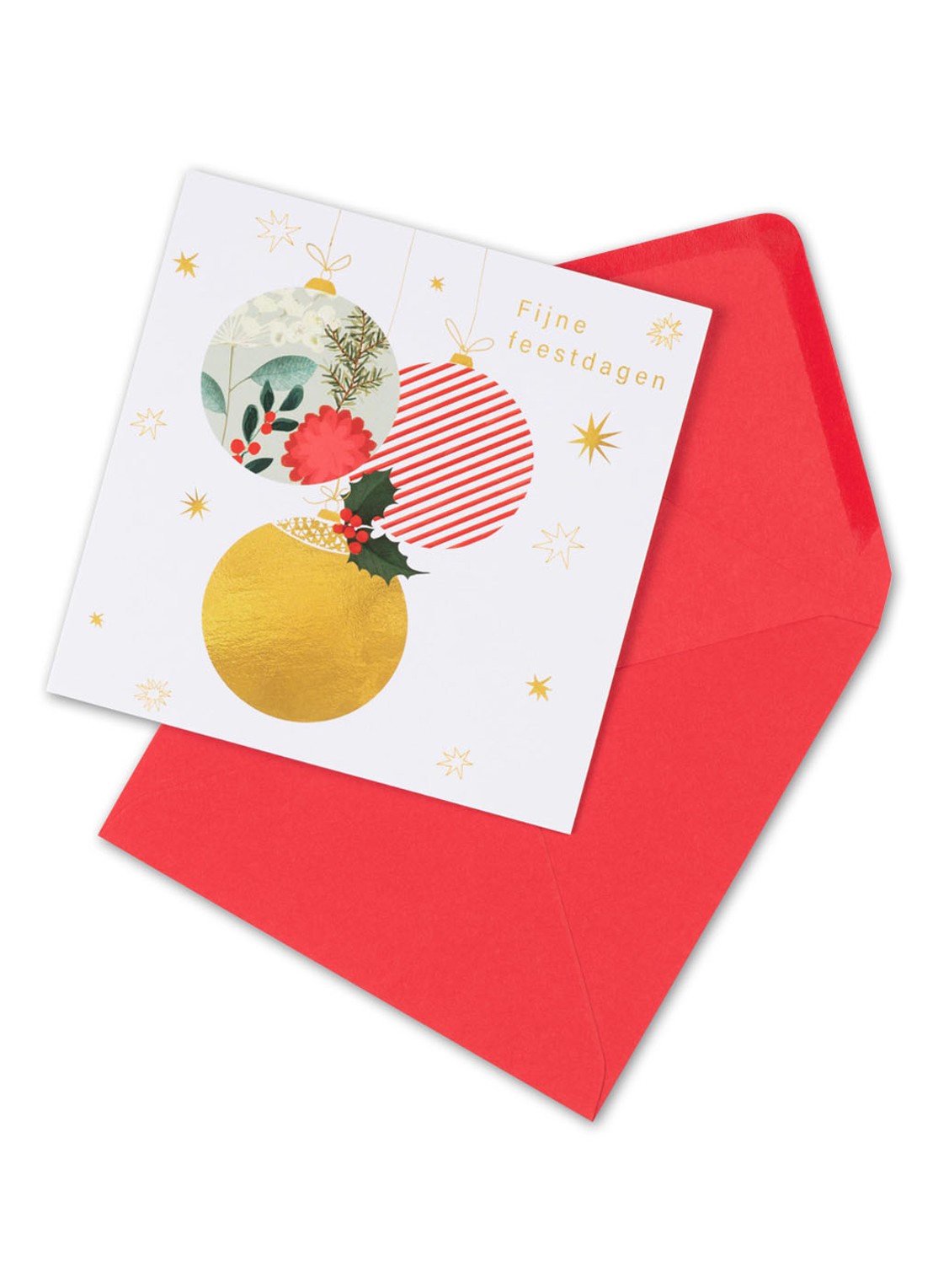 MAP Publishing Amnesty International Kerstbal kerstkaart - set van 8 inclusief enveloppen  - detail 3 multicolor