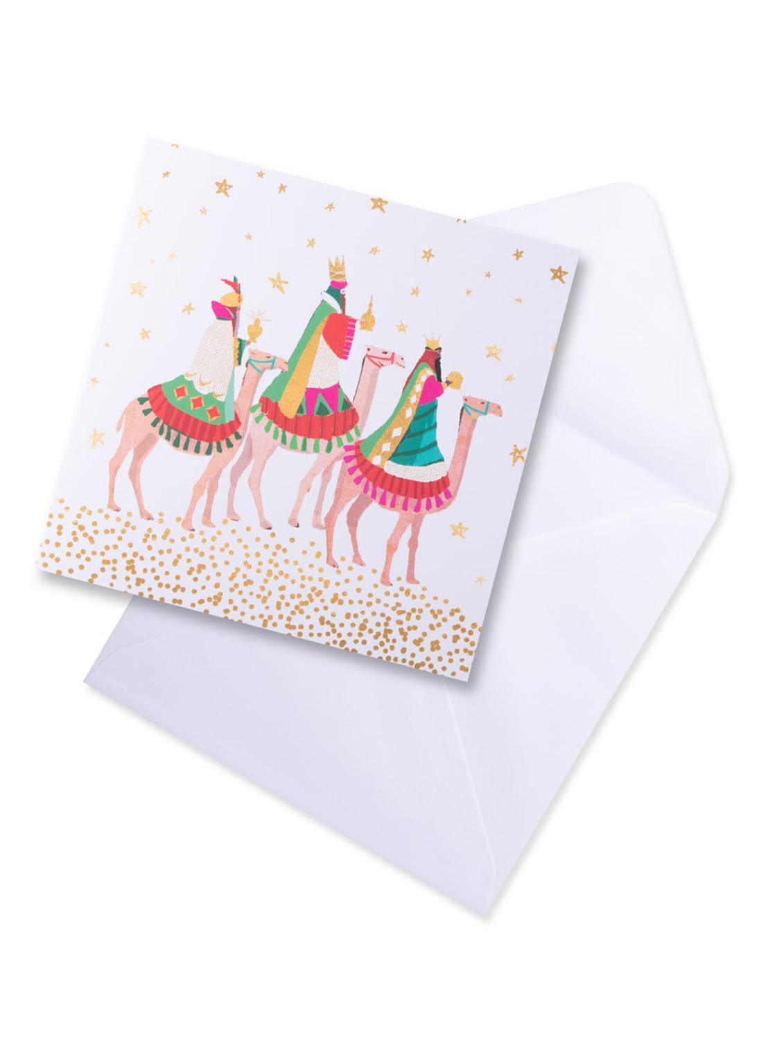 MAP Publishing De Drie Koningen kerstkaart - set van 8 inclusief enveloppen - achterkant undefined
