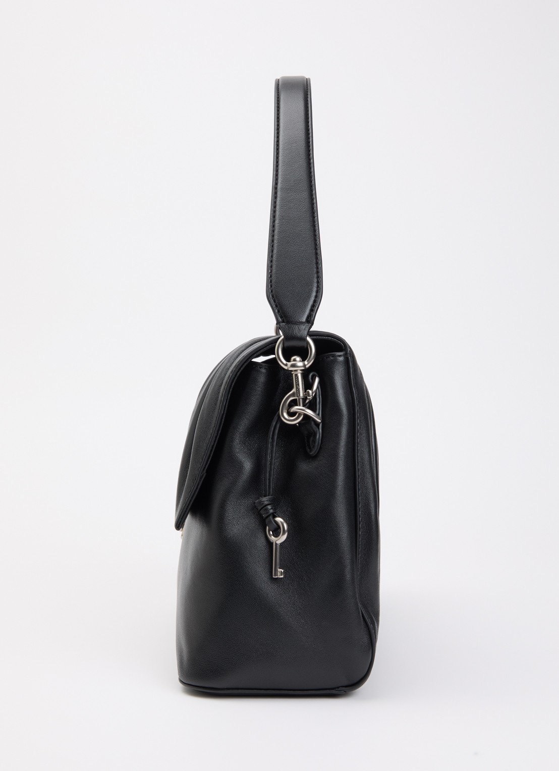 Marc Jacobs Christina schoudertas van lamsleer met afneembare schouderriem - detail 2 zwart