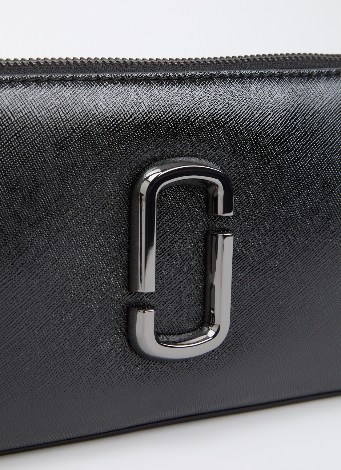 Marc Jacobs Le Pochette schoudertas van leer met afneembare schouderriem  - detail 4 zwart