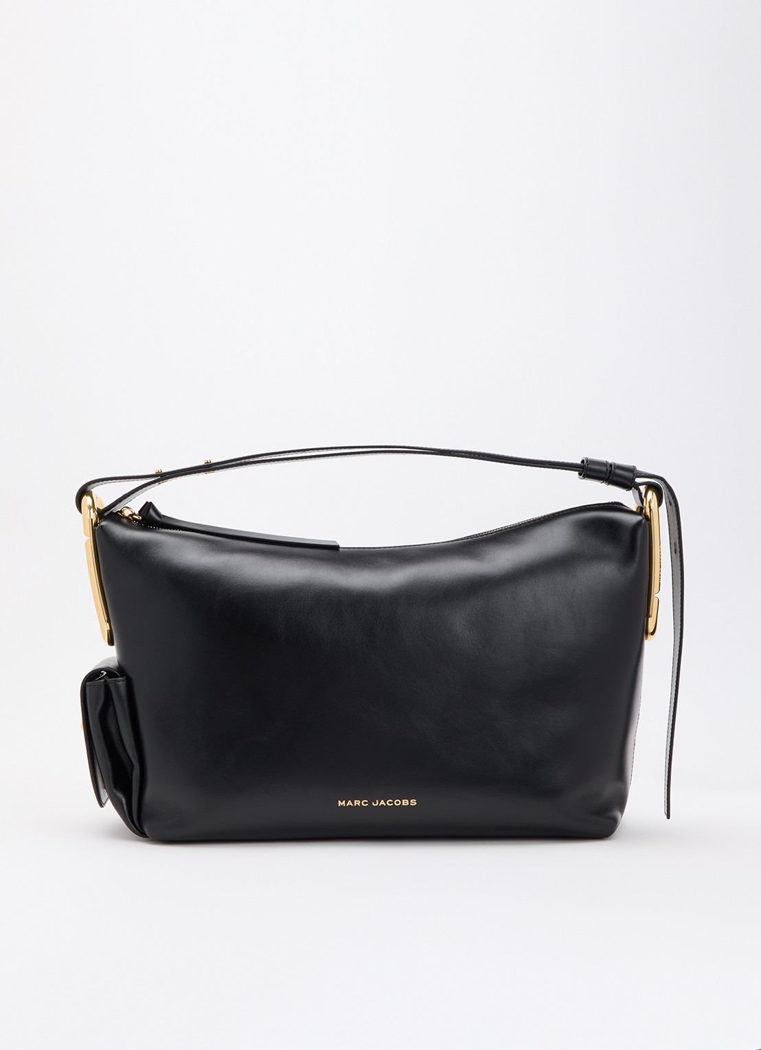 Marc Jacobs Scene Large schoudertas van leer met verstelbare schouderriem - voorkant 5 zwart