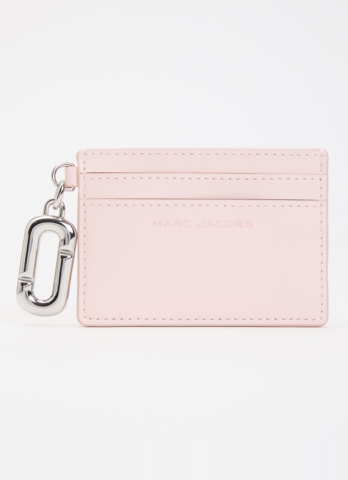 Marc Jacobs Scene pasjeshouder van leer - voorkant 2 lichtroze