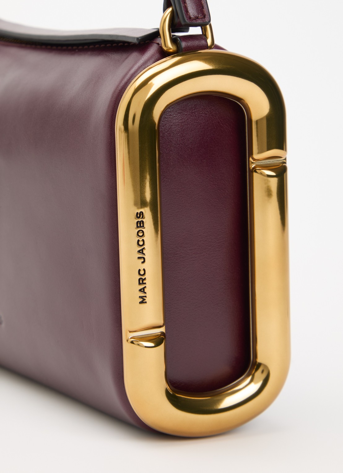 Marc Jacobs Scene small schoudertas van leer met logo  - detail 3 aubergine