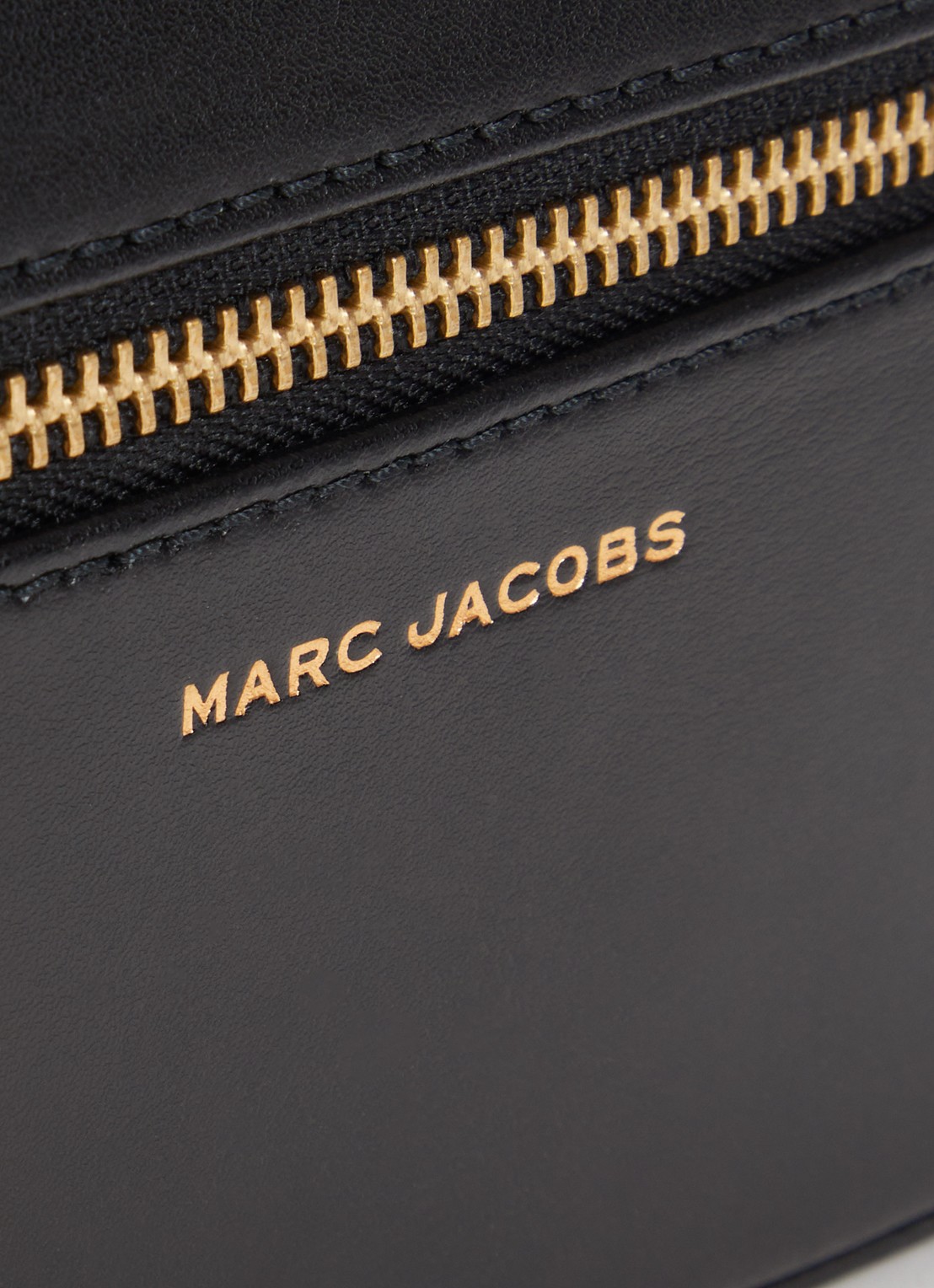 Marc Jacobs Scene Vanity handtas van leer met afneembare schouderriem - detail 5 zwart
