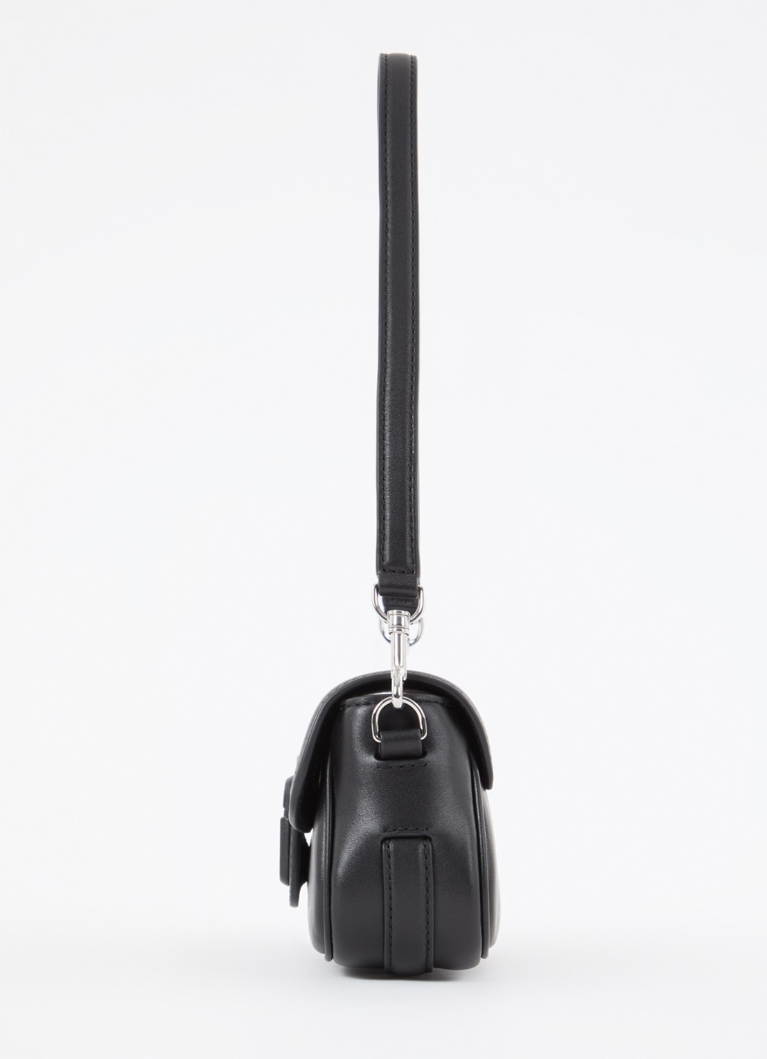 Marc Jacobs Small schoudertas van leer met afneembare schouderriem - detail 6 zwart