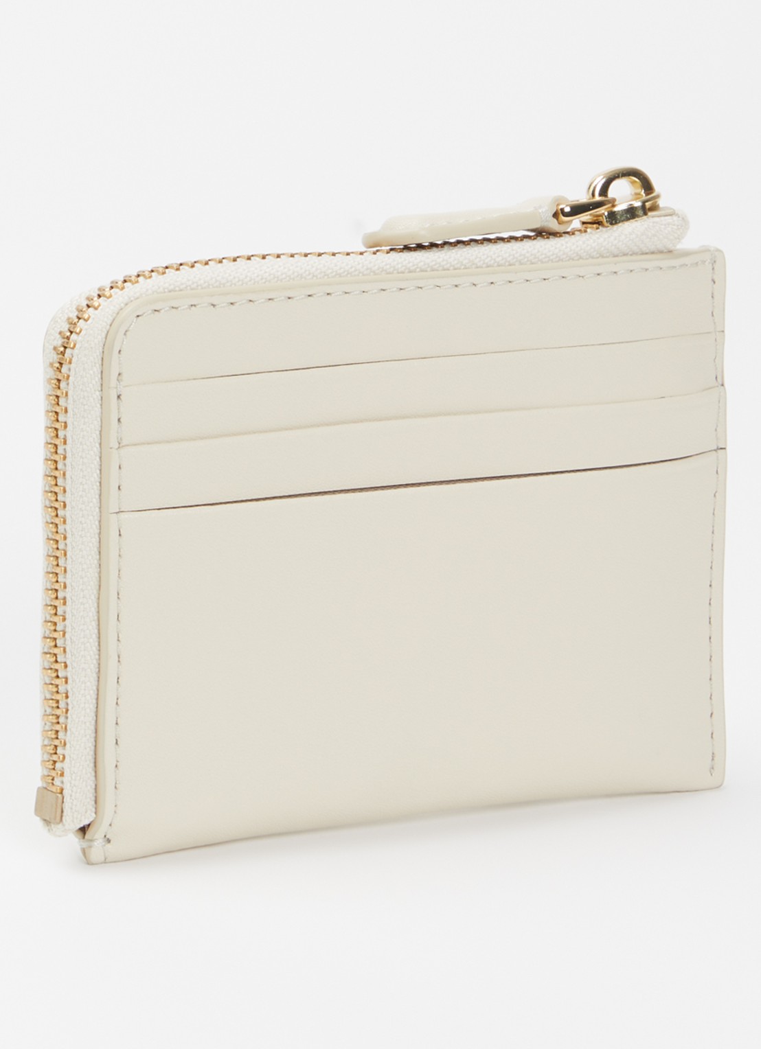 Marc Jacobs The Accordion pasjeshouder van leer - achterkant 3 beige