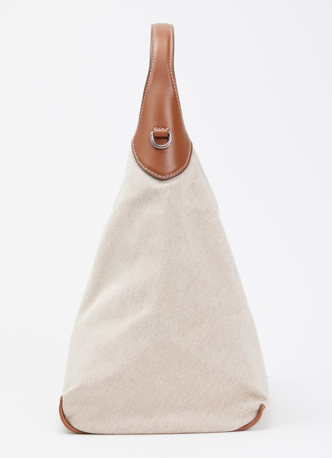Marc Jacobs The Belted Sack shopper van canvas met leren details - detail 2 camel