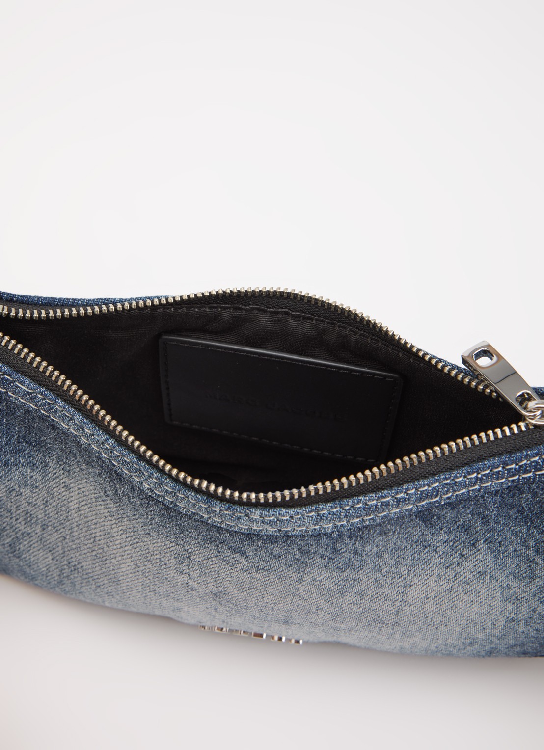 Marc Jacobs The Charm schoudertas van denim met afneembare schouderriem  - detail 2 indigo