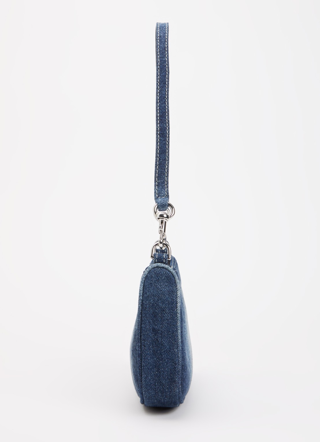 Marc Jacobs The Charm schoudertas van denim met afneembare schouderriem  - detail 3 indigo