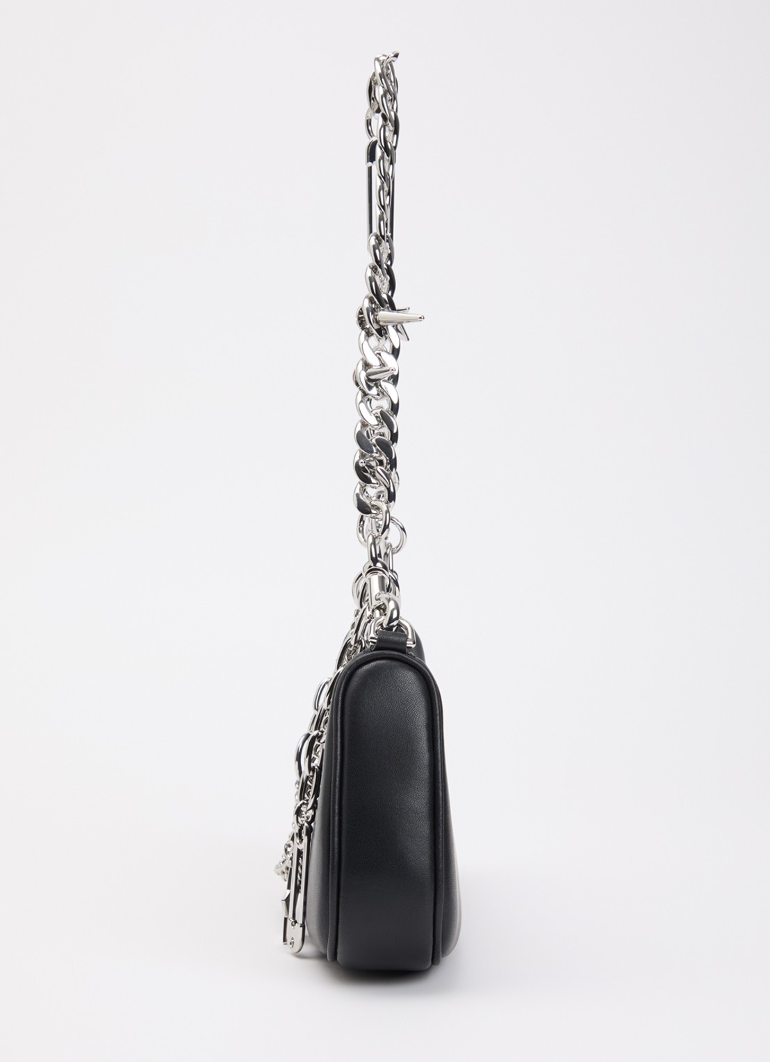 Marc Jacobs The charm schoudertas van leer met afneembare schouderriem - detail 4 zwart