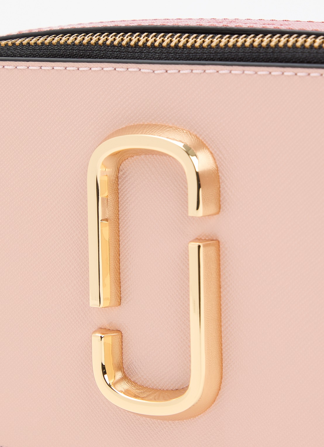 Marc Jacobs The Colourblock Chain Snapshot crossbodytas van leer met afneembare schouderriem - detail 4 roze