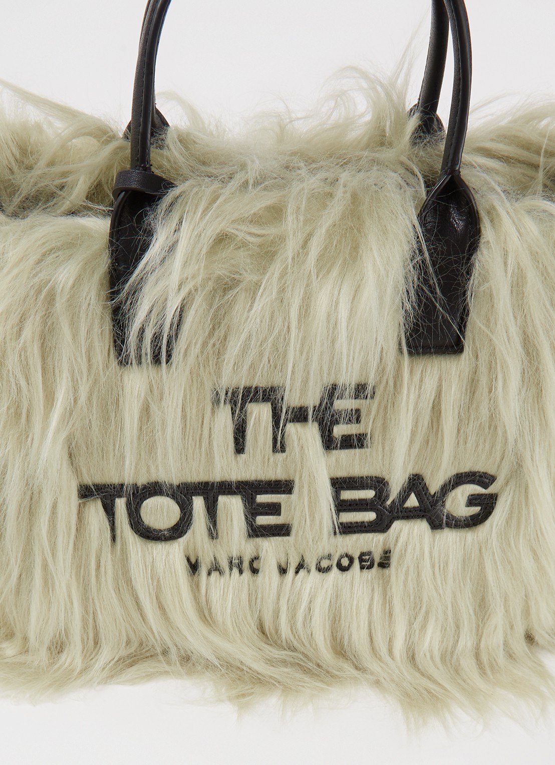 Marc Jacobs The Creature Mini Tote handtas met imitatiebont - detail 6 groen
