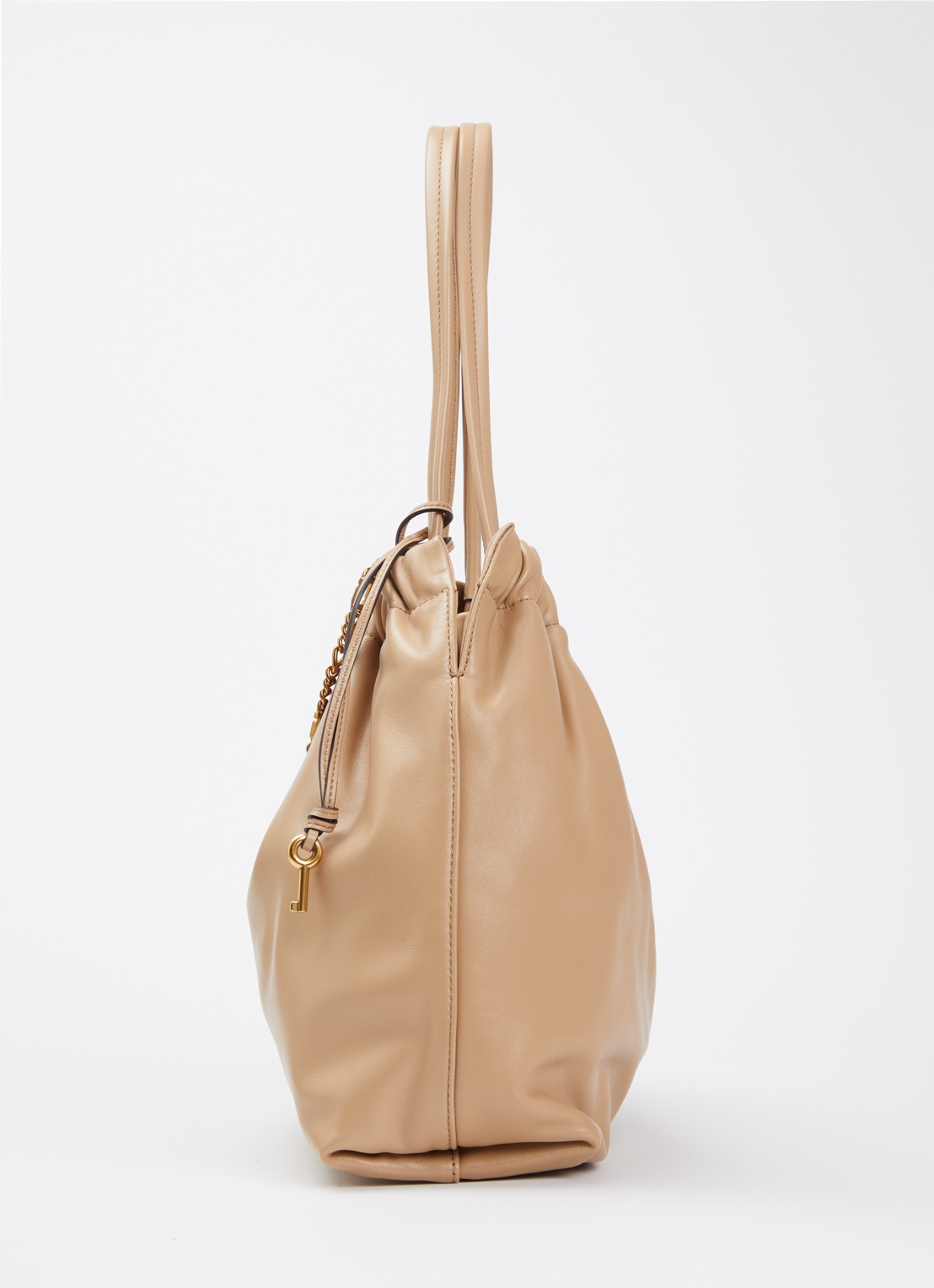 Marc Jacobs The Cristina Tote schoudertas van lamsleer - detail 3 camel
