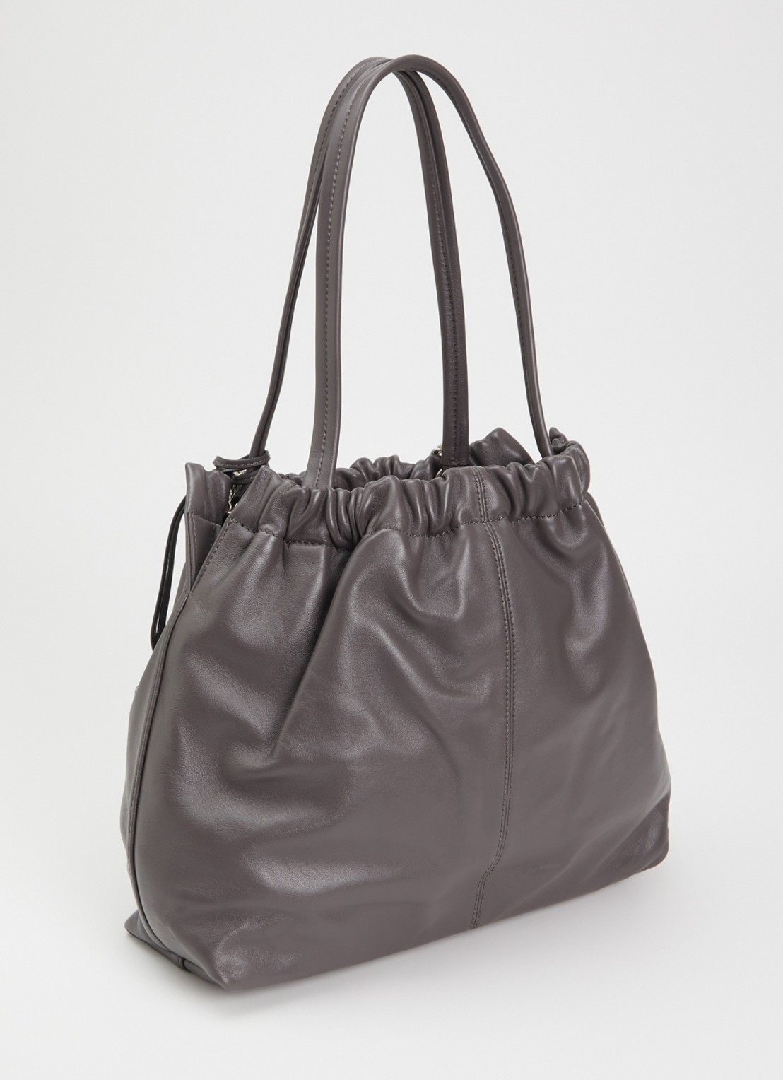 Marc Jacobs The Cristina Tote schoudertas van lamsleer - achterkant 6 donkergrijs