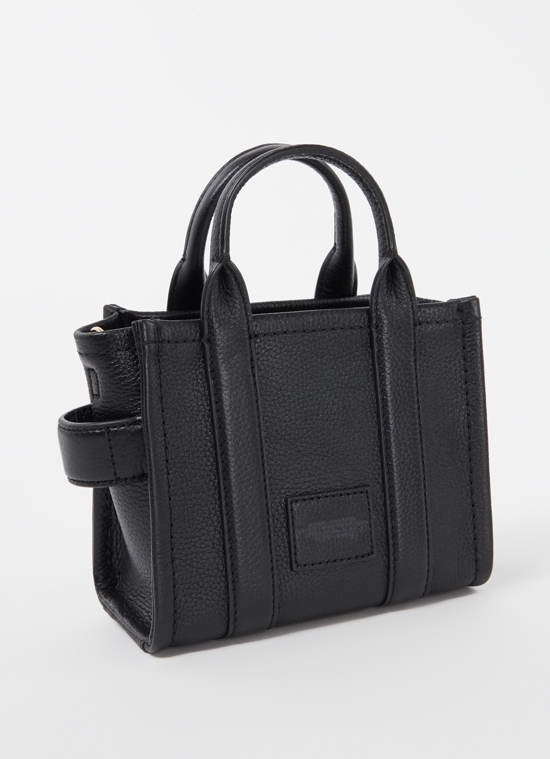 Marc Jacobs The Crossbody Tote handtas van leer - achterkant 6 zwart