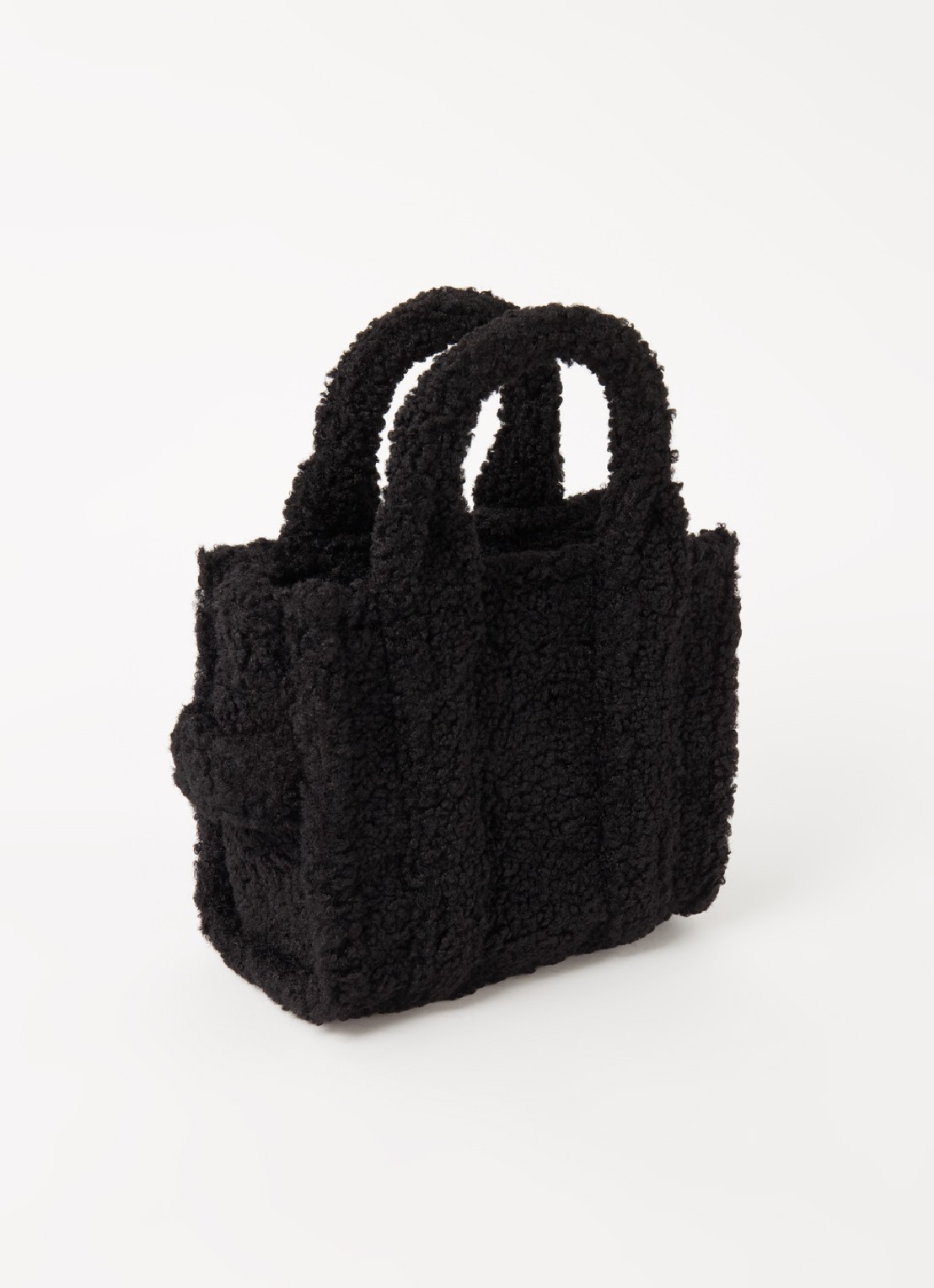 Marc Jacobs The Crossbody Tote handtas van teddy  - achterkant 2 zwart