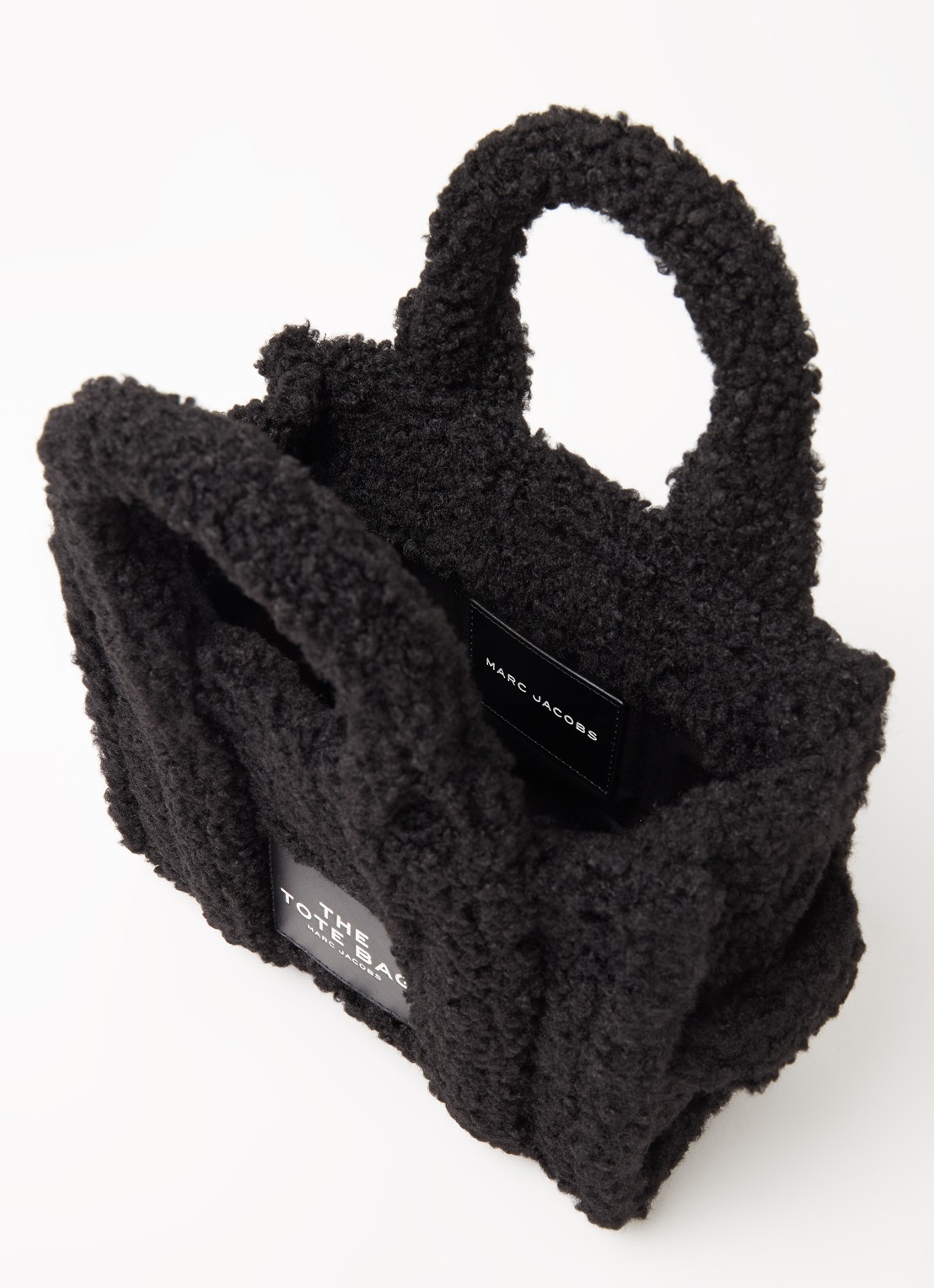 Marc Jacobs The Crossbody Tote handtas van teddy  - detail 3 zwart