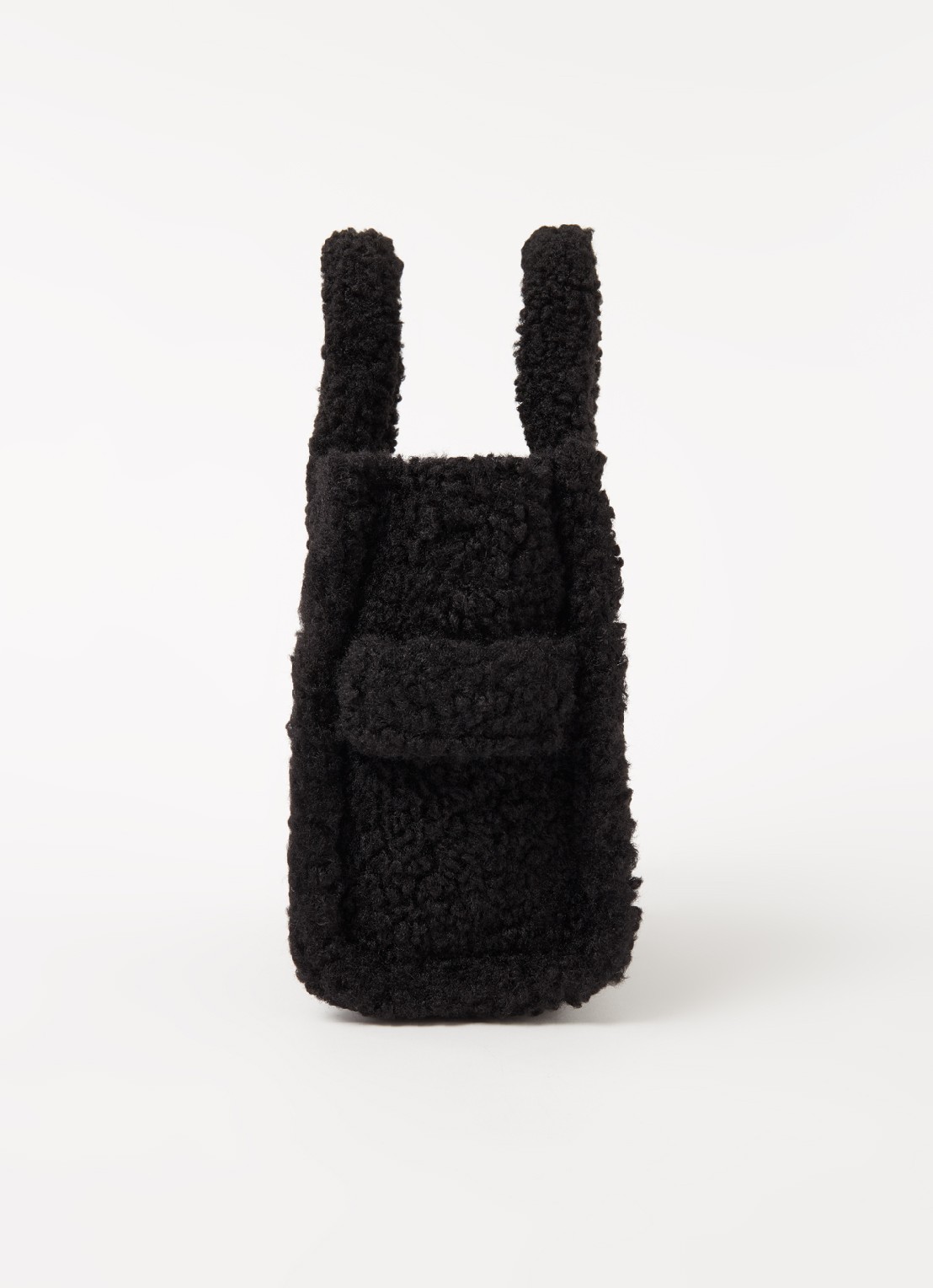 Marc Jacobs The Crossbody Tote handtas van teddy  - detail 4 zwart
