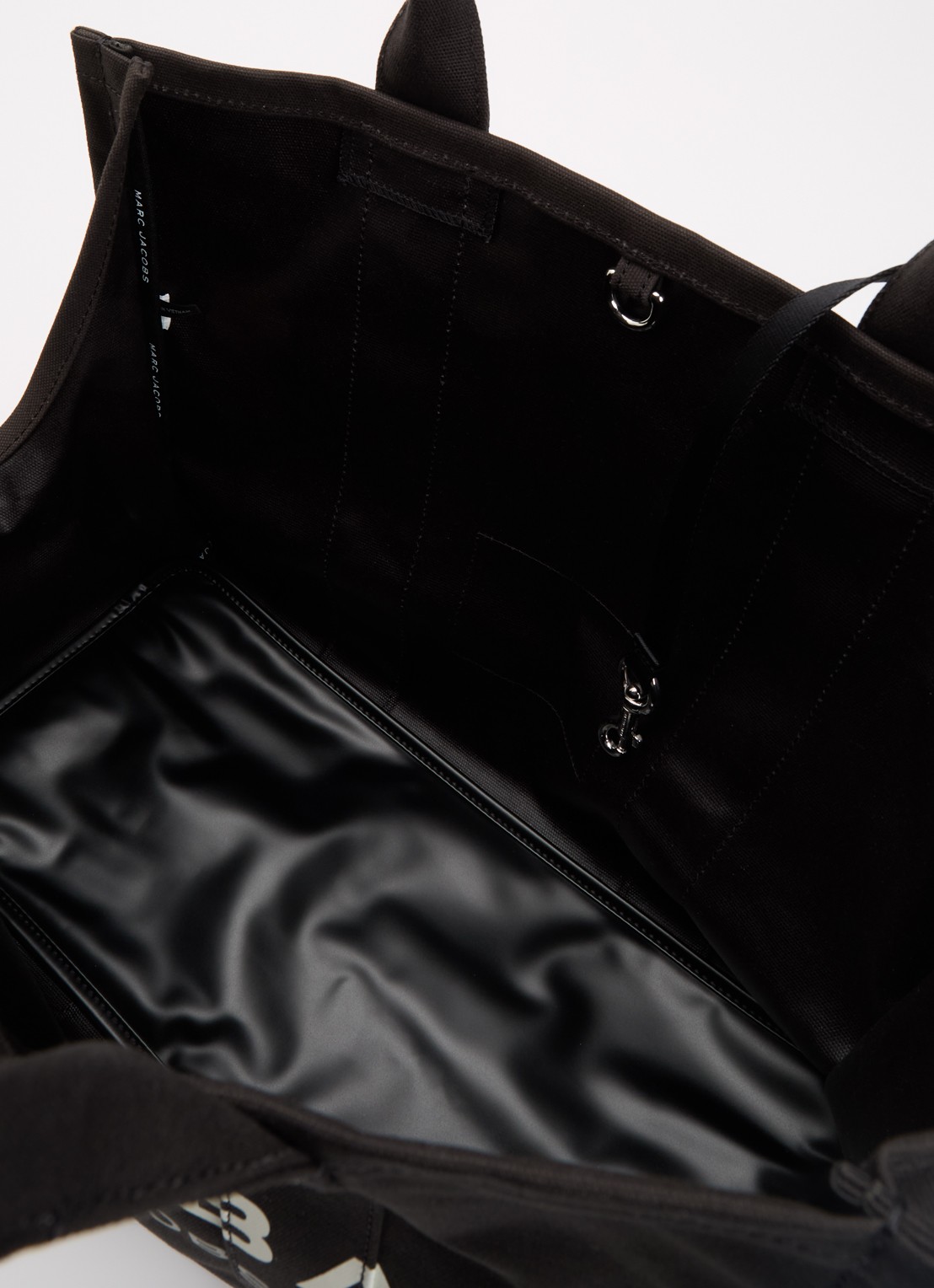 Marc Jacobs The Doggy Bag handtas van canvas met sleuteletui - detail 2 zwart
