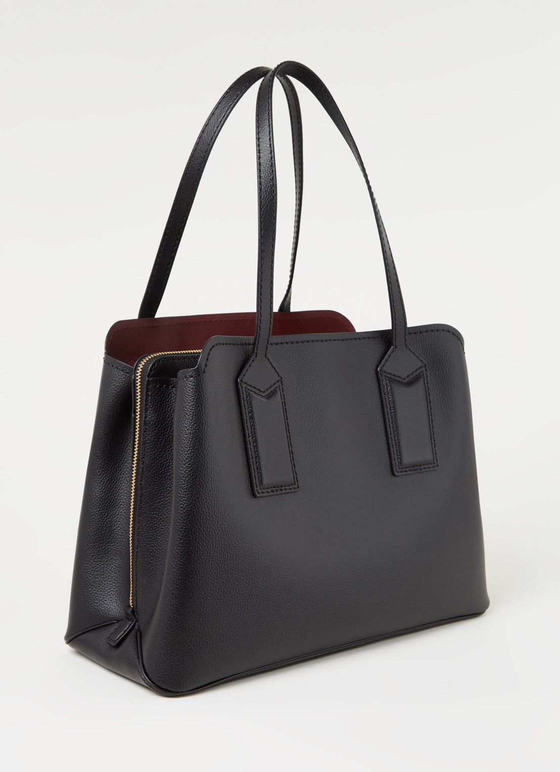 Marc Jacobs The Editor schoudertas van leer - detail zwart