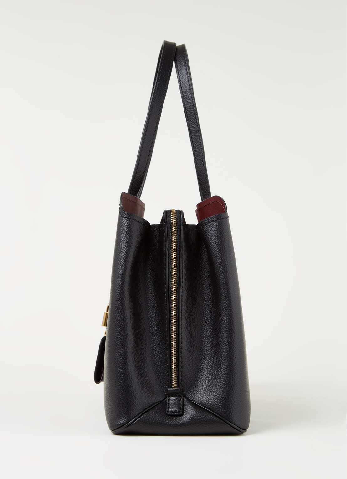 Marc Jacobs The Editor schoudertas van leer - detail 3 zwart