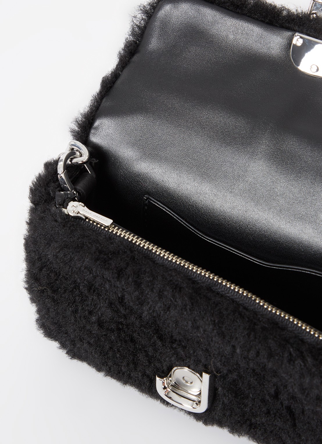 Marc Jacobs The J Marc schoudertas van teddy - detail 5 zwart