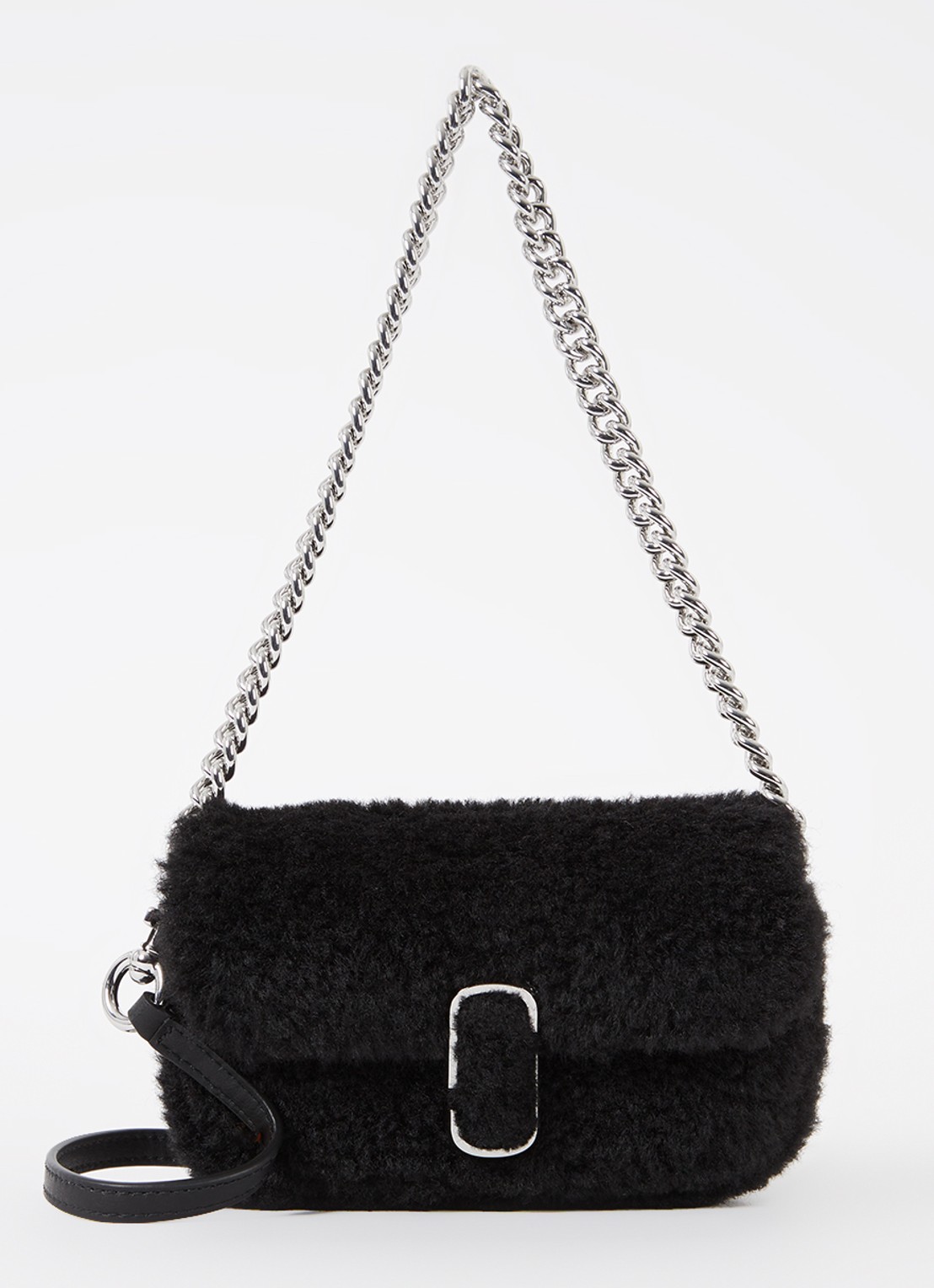 Marc Jacobs The J Marc schoudertas van teddy - voorkant 2 zwart
