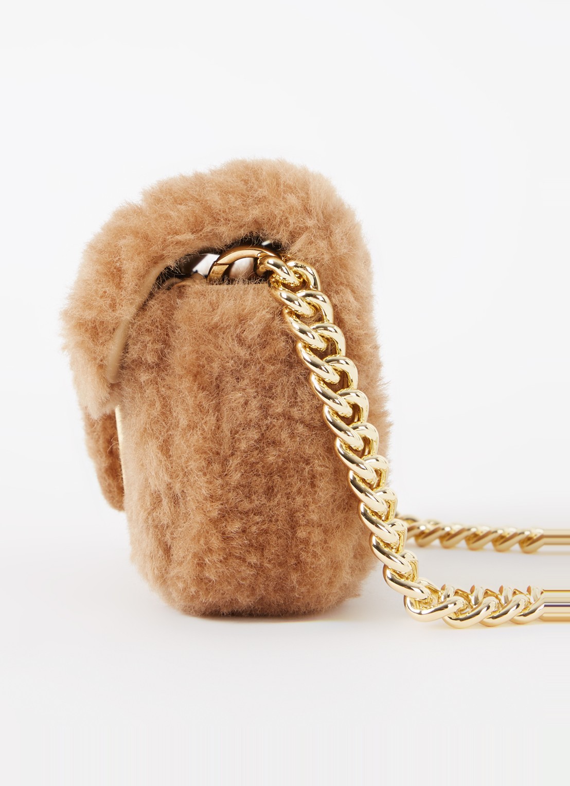 Marc Jacobs The J Marc schoudertas van teddy - detail 5 camel