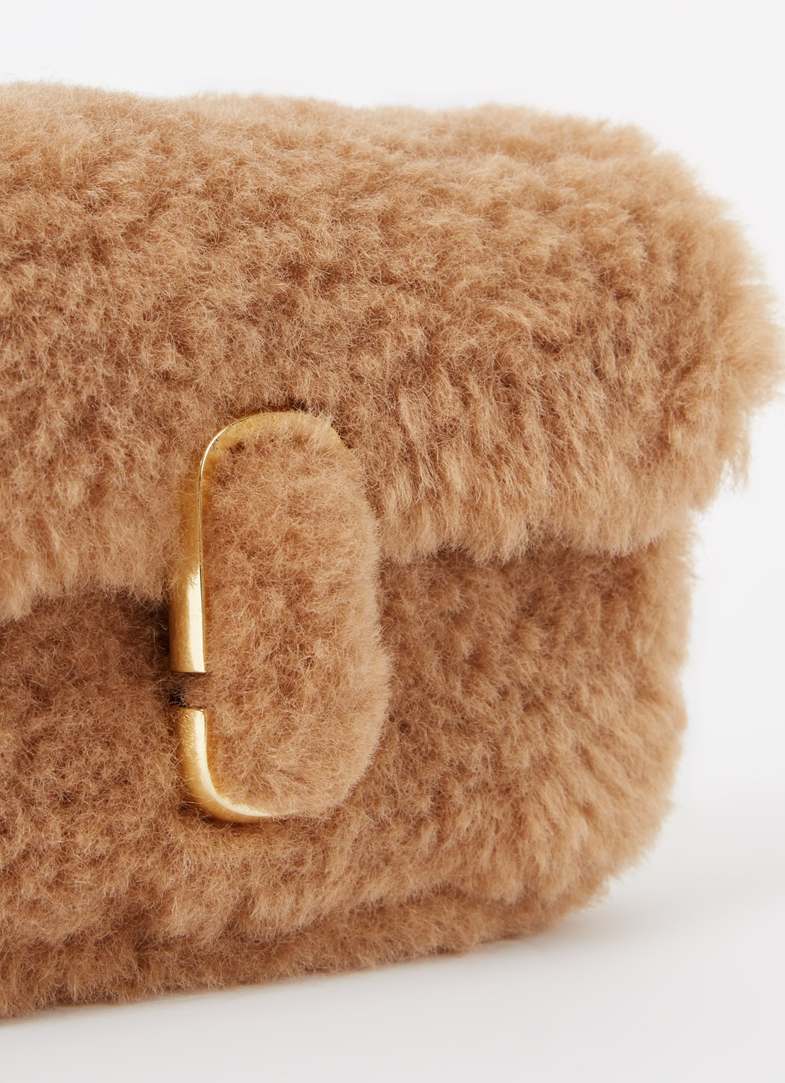 Marc Jacobs The J Marc schoudertas van teddy - detail 6 camel