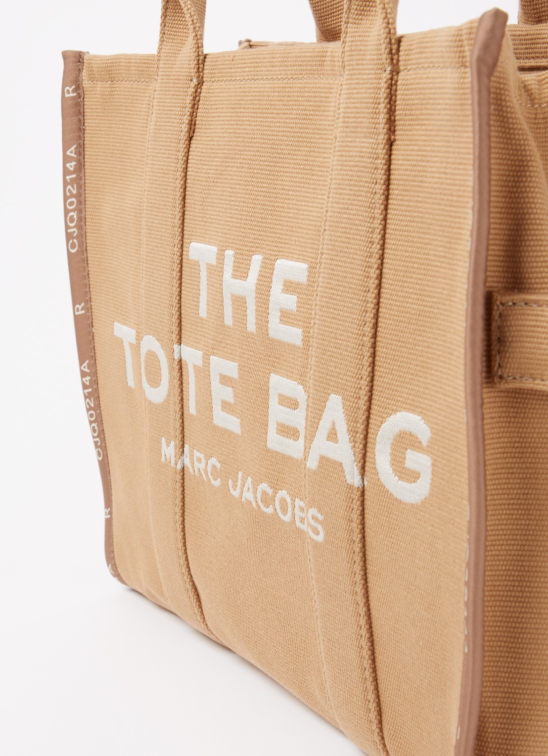 Marc Jacobs The Large Tote schoudertas met logoborduring - detail 6 camel