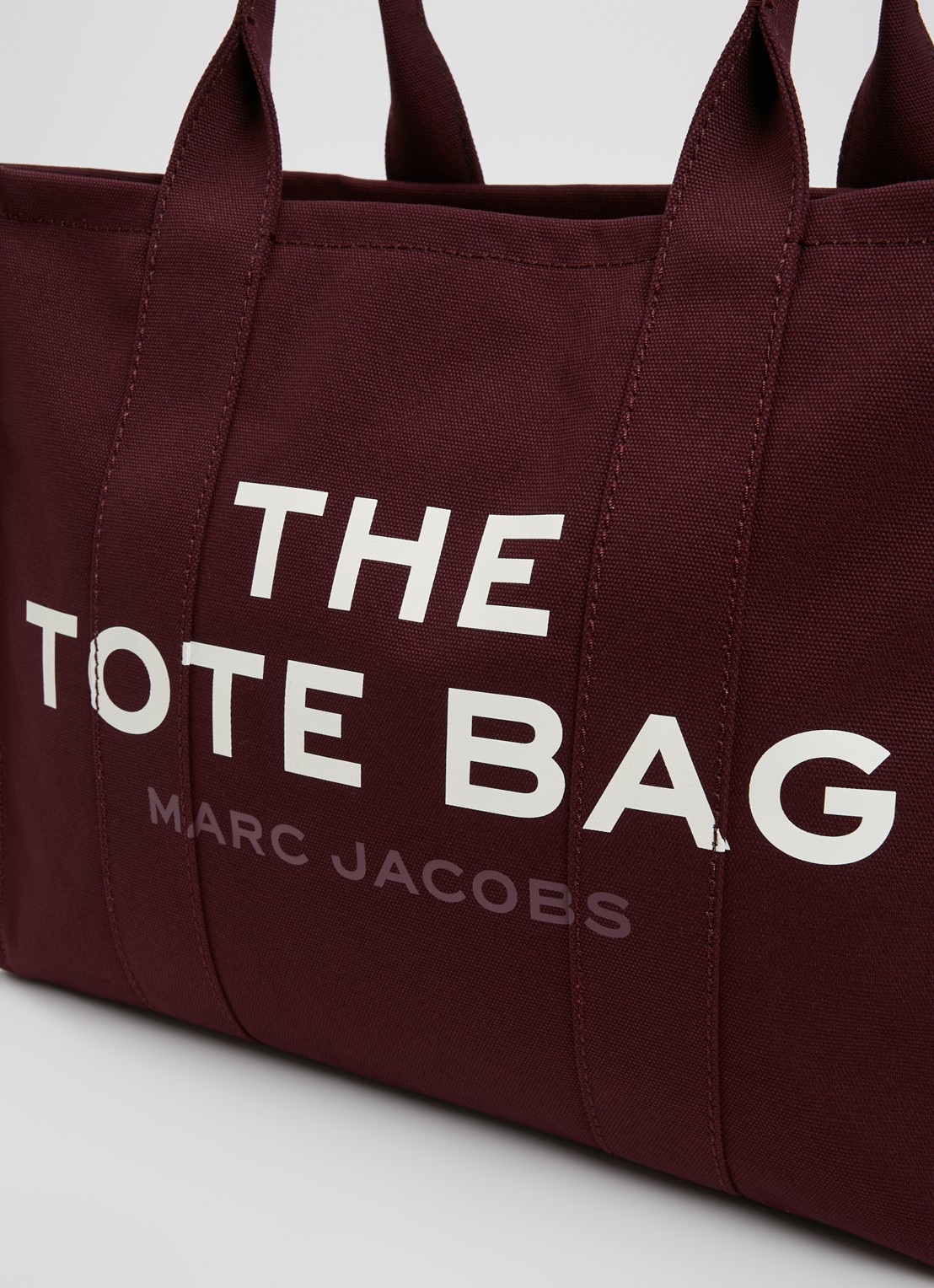 Marc Jacobs The Large Tote schoudertas van canvas - detail 4 beige