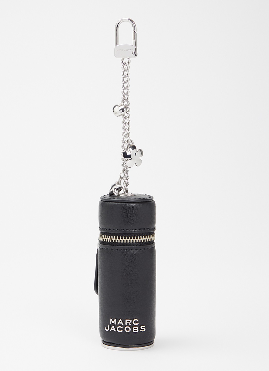 Marc Jacobs The Lipstick Case tasbedel van leer - voorkant zwart