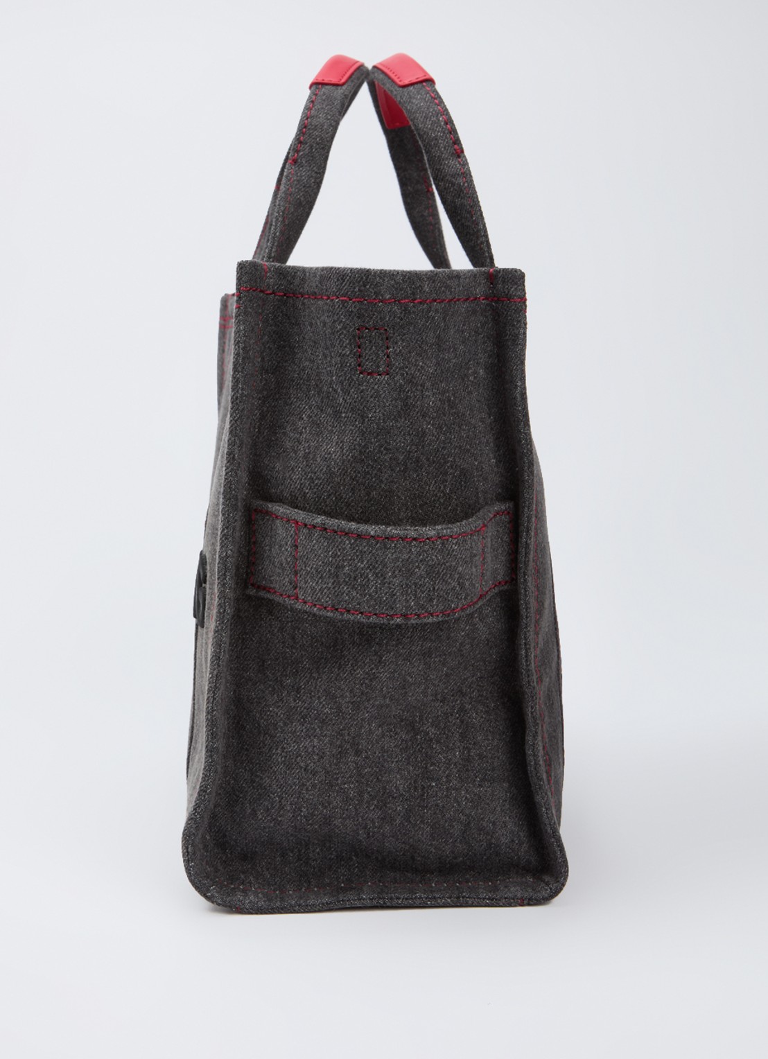 Marc Jacobs The Medium Tote handtas met logo - detail 2 antraciet