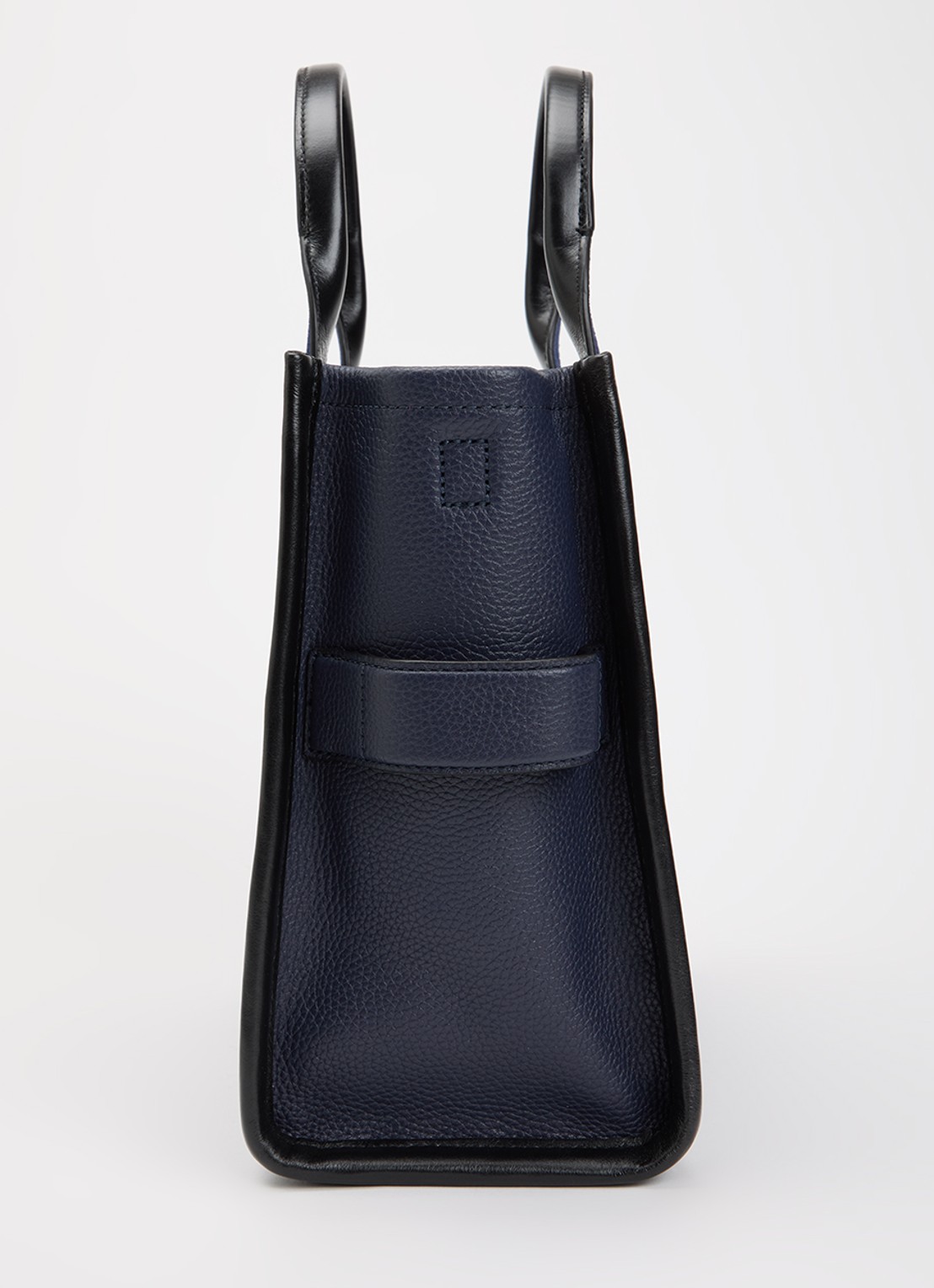 Marc Jacobs The Medium Tote handtas van suède met afneembare schouderriem - detail 3 donkerblauw