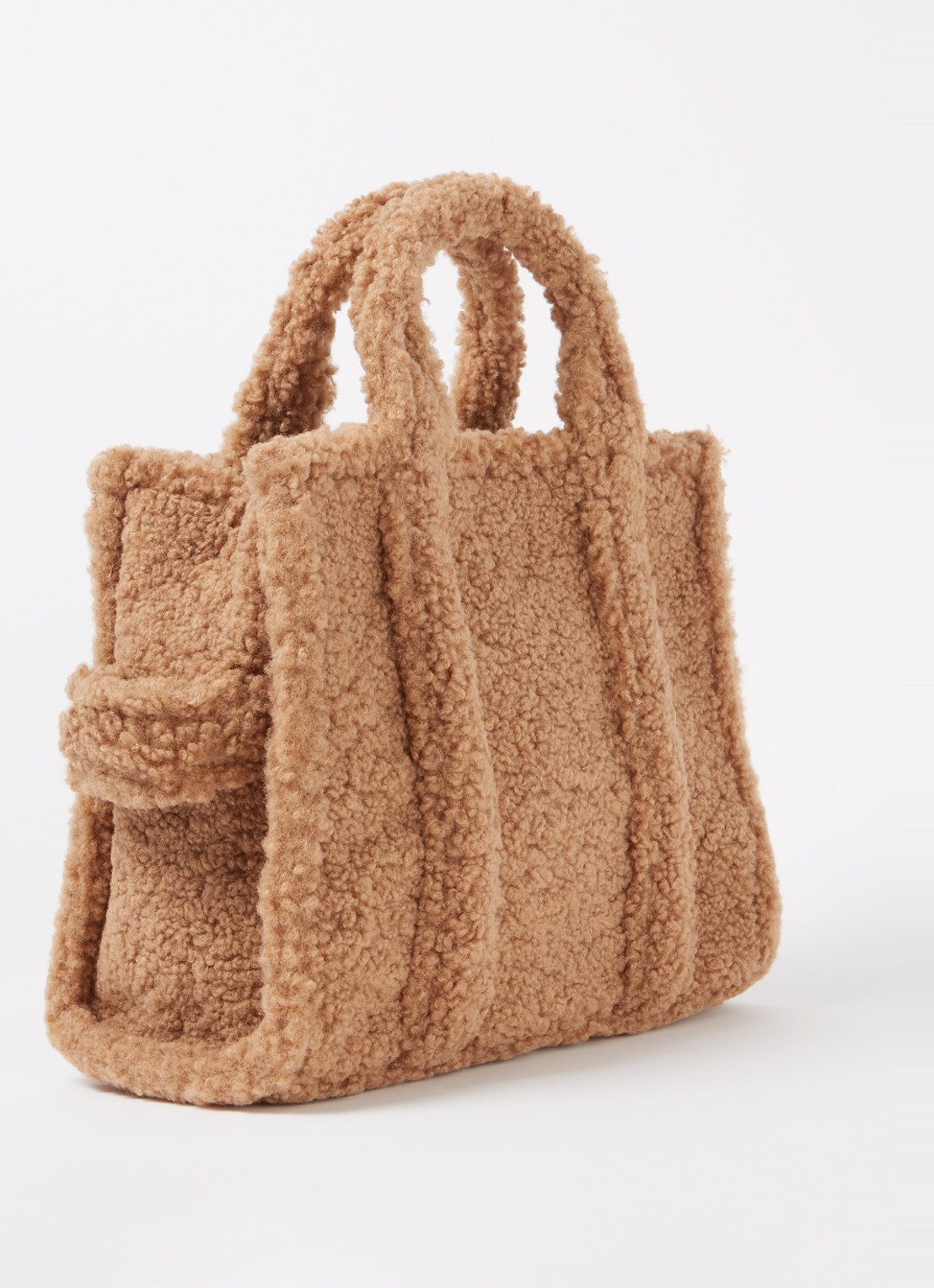 Marc Jacobs The Medium Tote handtas van teddy - achterkant 4 camel