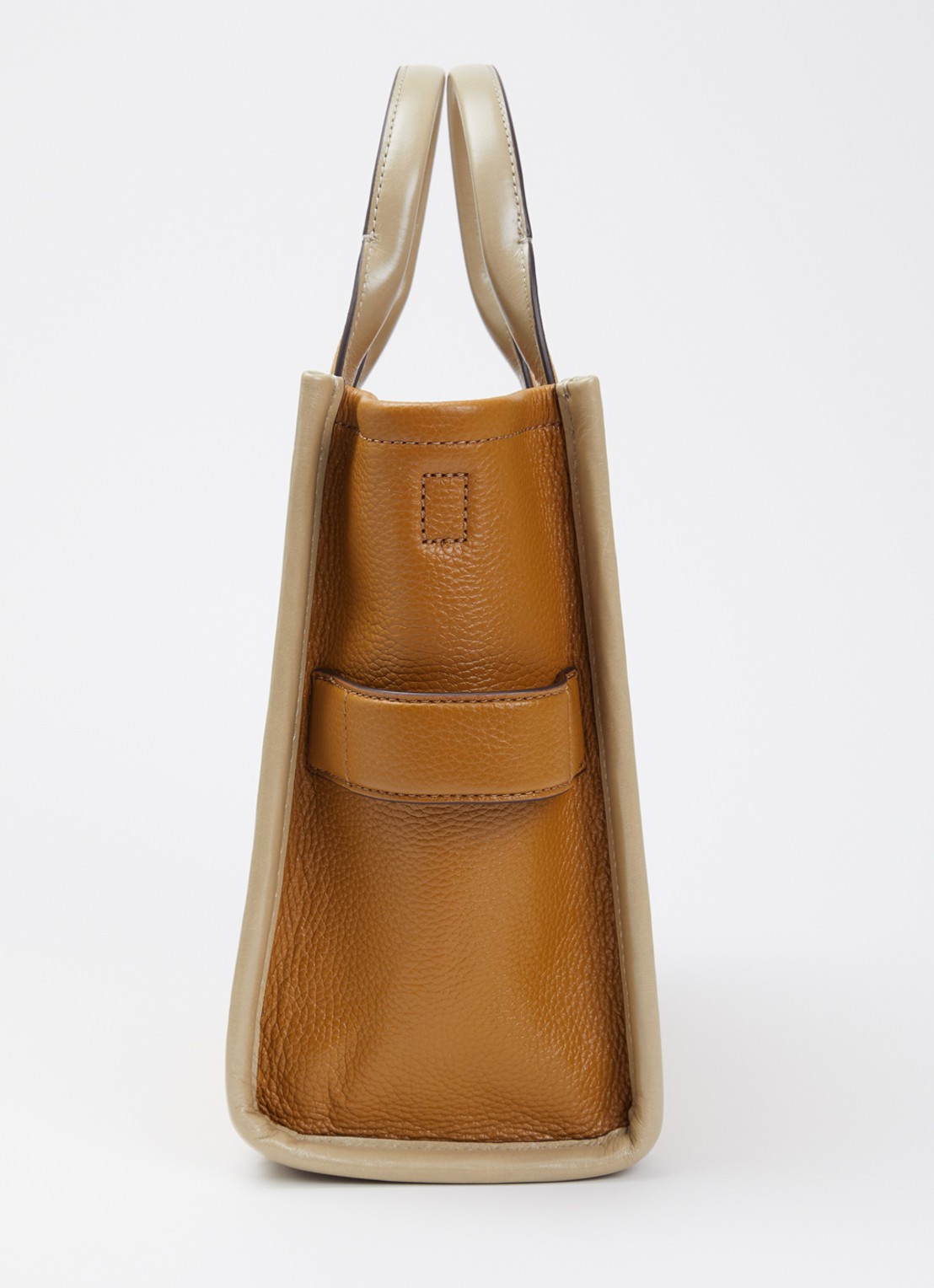 Marc Jacobs The Medium Tote schoudertas van suède met afneembare schouderriem - detail 3 camel