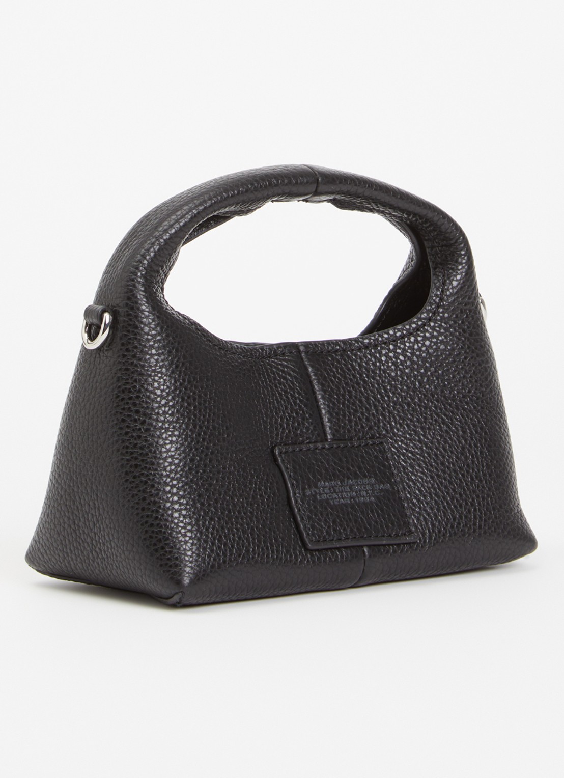 Marc Jacobs The Micro Sack handtas van leer met uitneembaar etui - achterkant 6 zwart