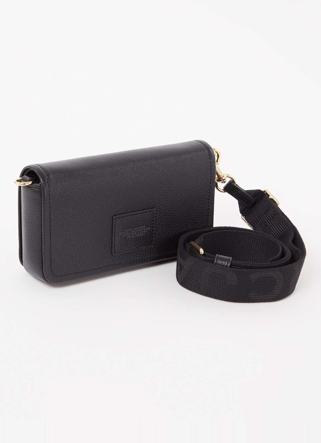 Marc Jacobs The Mini crossbodytas met logo  - achterkant zwart