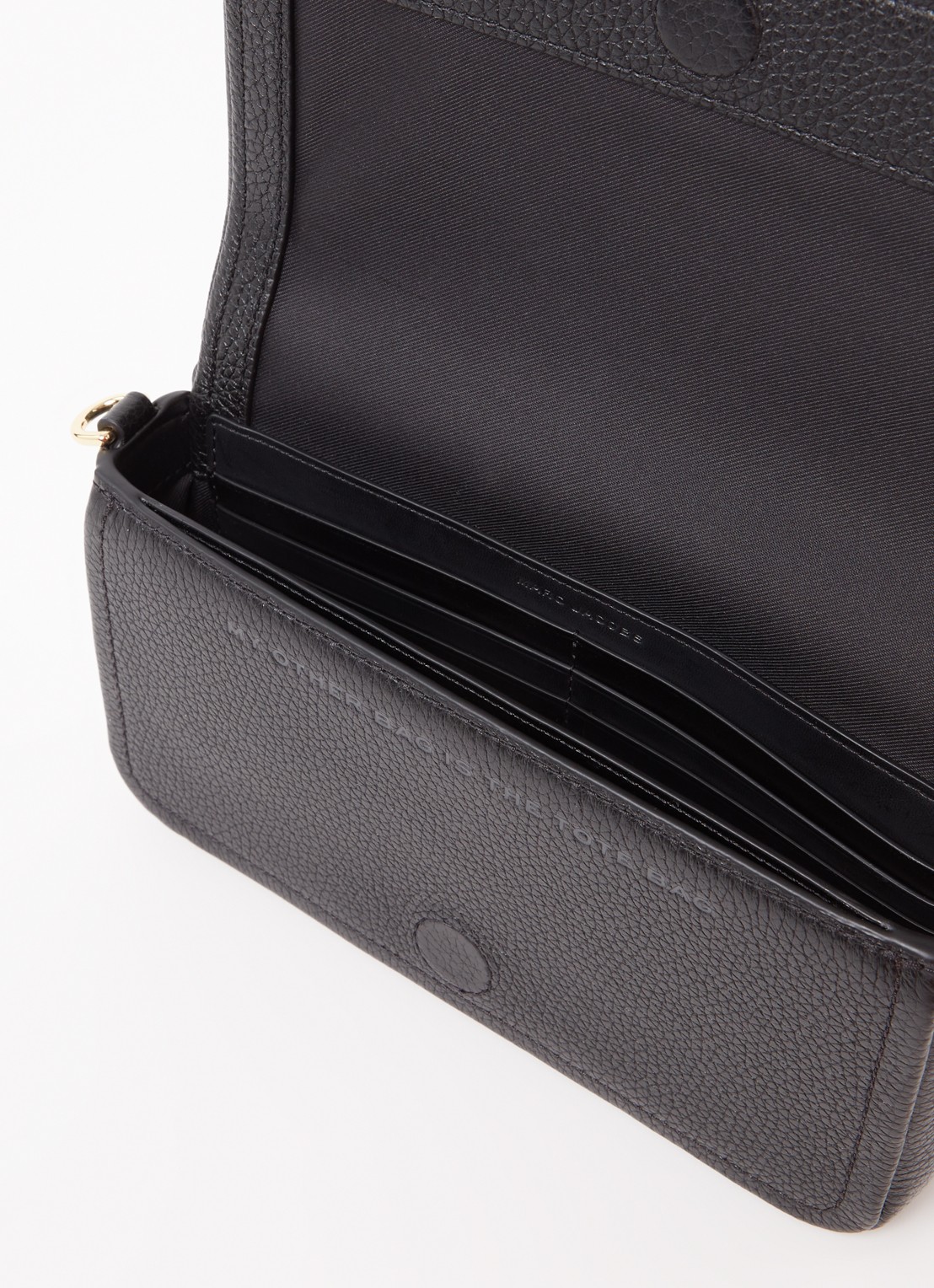 Marc Jacobs The Mini crossbodytas met logo  - detail 2 zwart