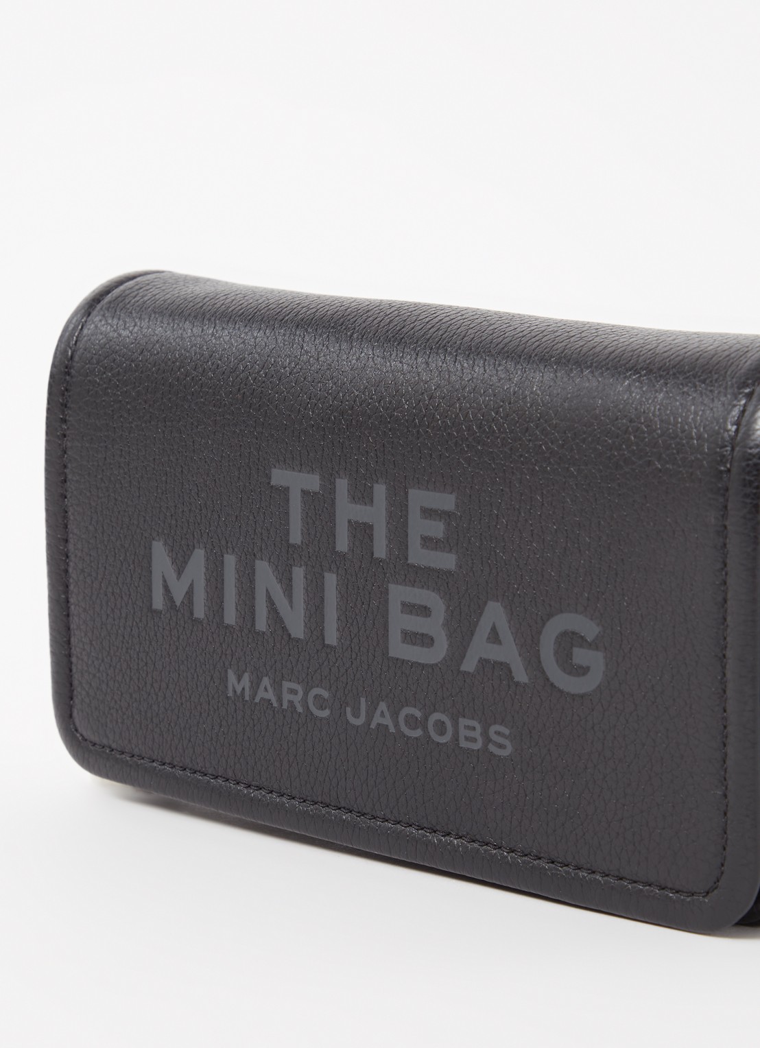 Marc Jacobs The Mini crossbodytas met logo  - detail 4 zwart