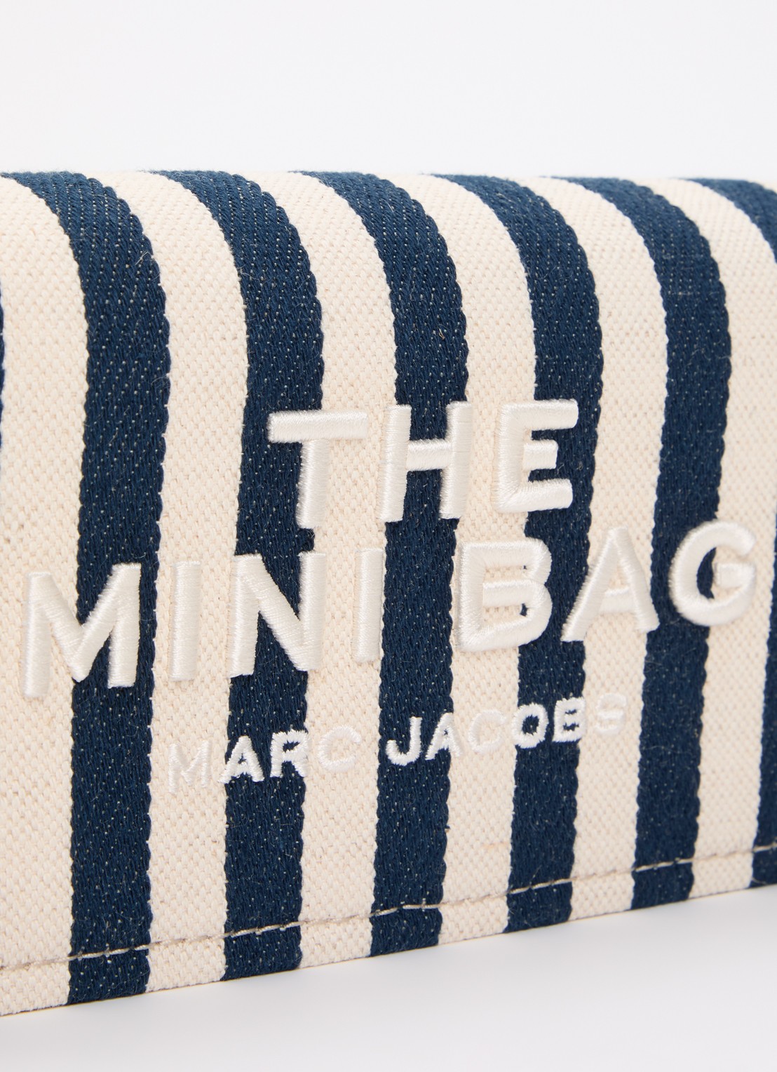 Marc Jacobs The Mini crossbodytas met logo  - detail 5 donkerblauw