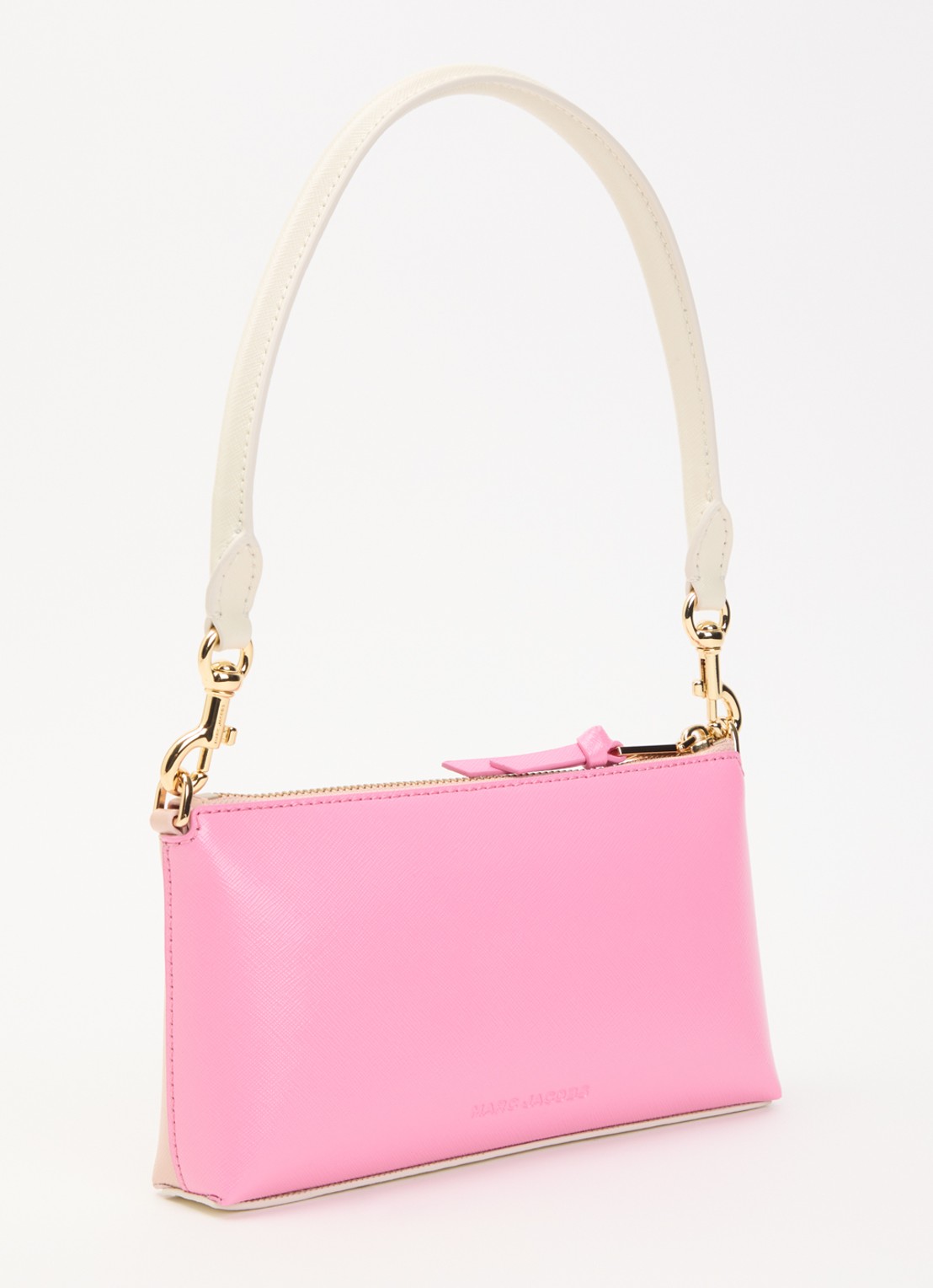 Marc Jacobs The pochette crossbody tas van leer met afneembare schouderriem  - achterkant 6 roze